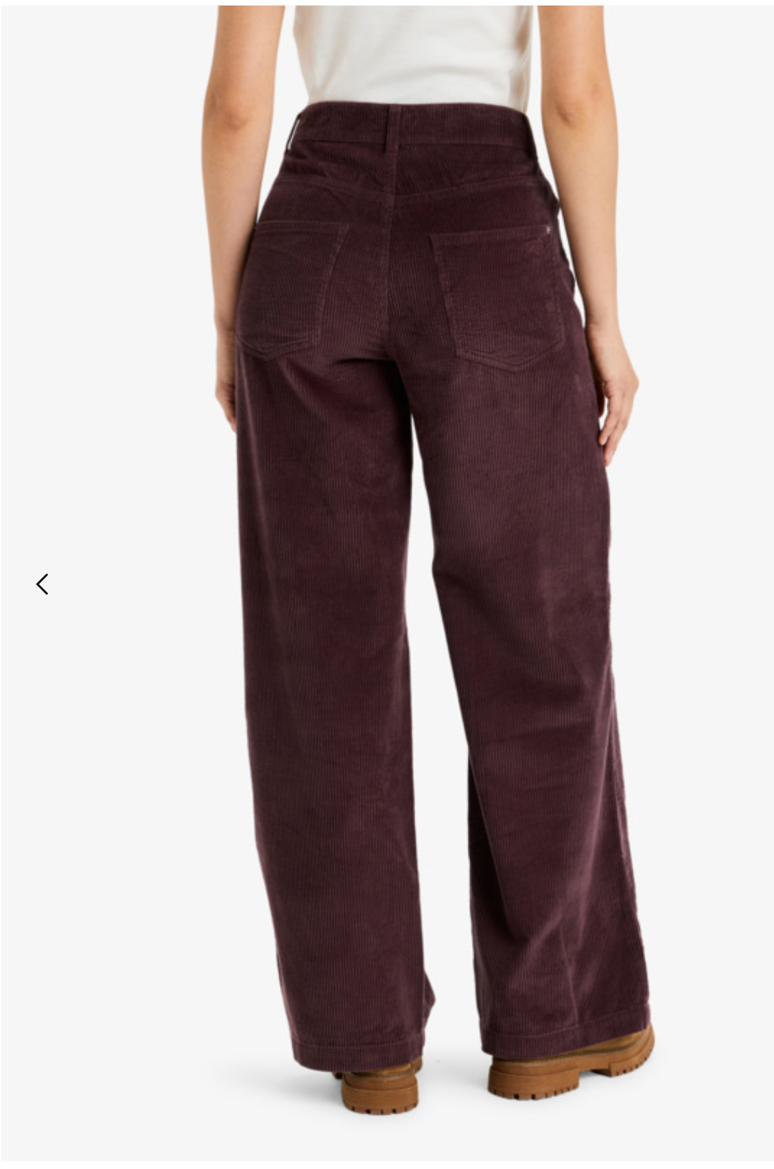 Roxy Surf On Cloud Cord - Corduroy Wide Leg Trousers for Women