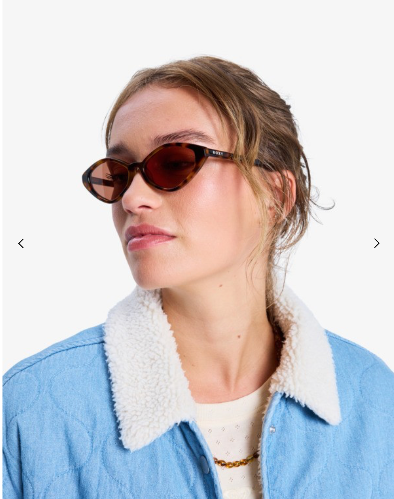 Roxy Not So Basic - Sherpa Lined Denim Jacket for Women