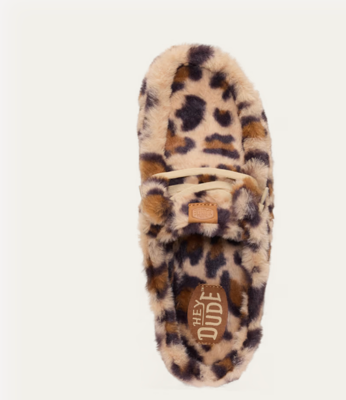 Hey Dude Wendy Slipper Leo Fur