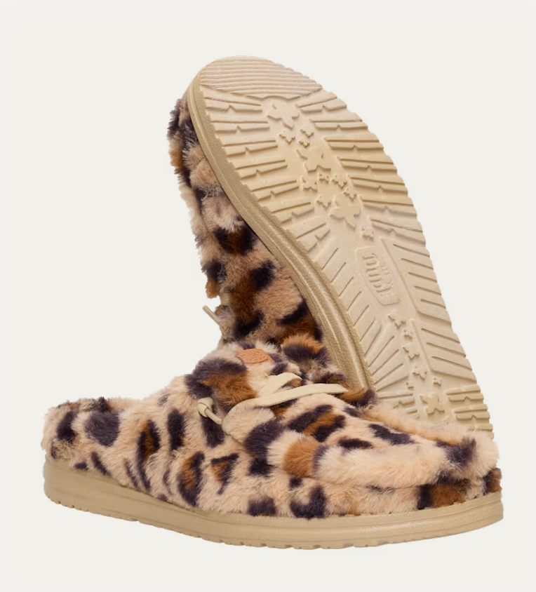 Hey Dude Wendy Slipper Leo Fur