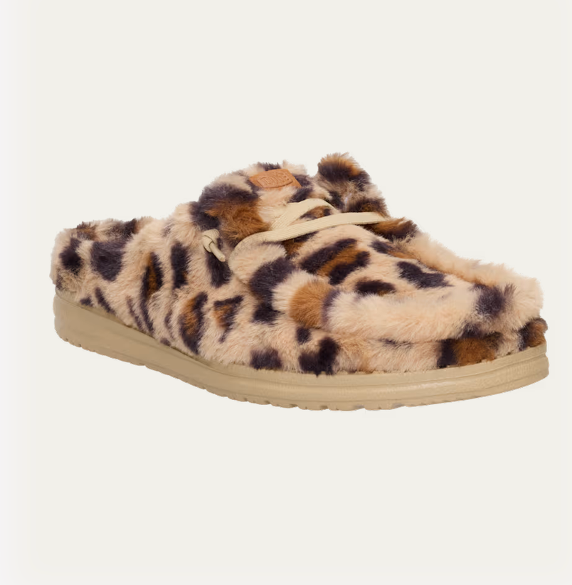 Hey Dude Wendy Slipper Leo Fur