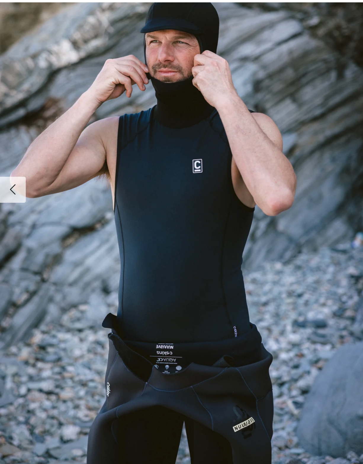C-Skins Hooded Thermal HDI Rash Vest