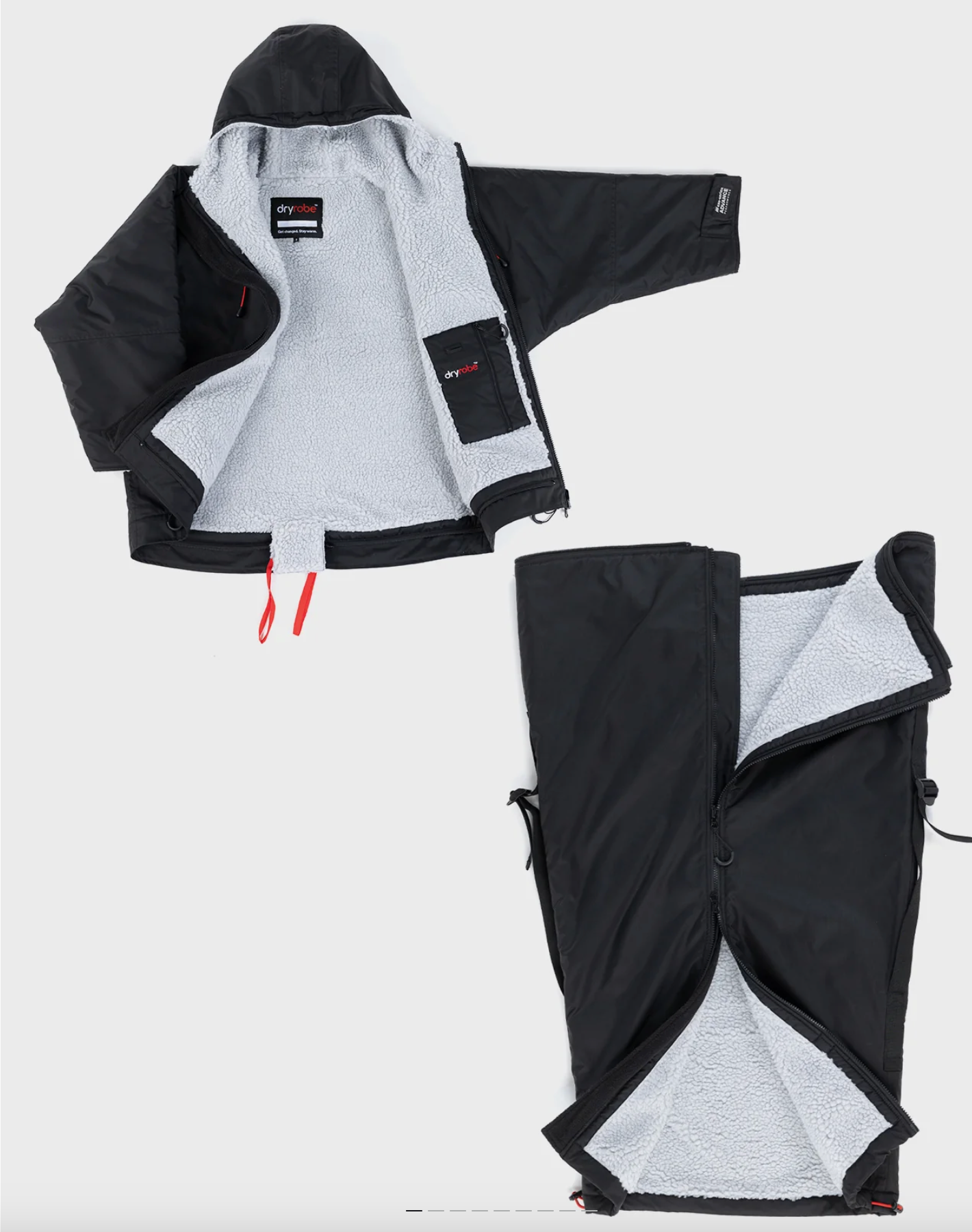 Black Grey Dryrobe® Adapt