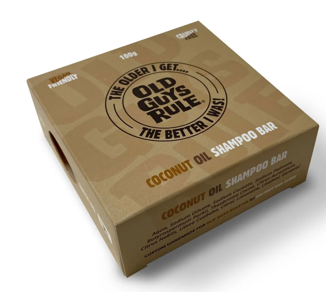 OLD GUYS RULE - 'COCONUT OIL' SHAMPOO BAR