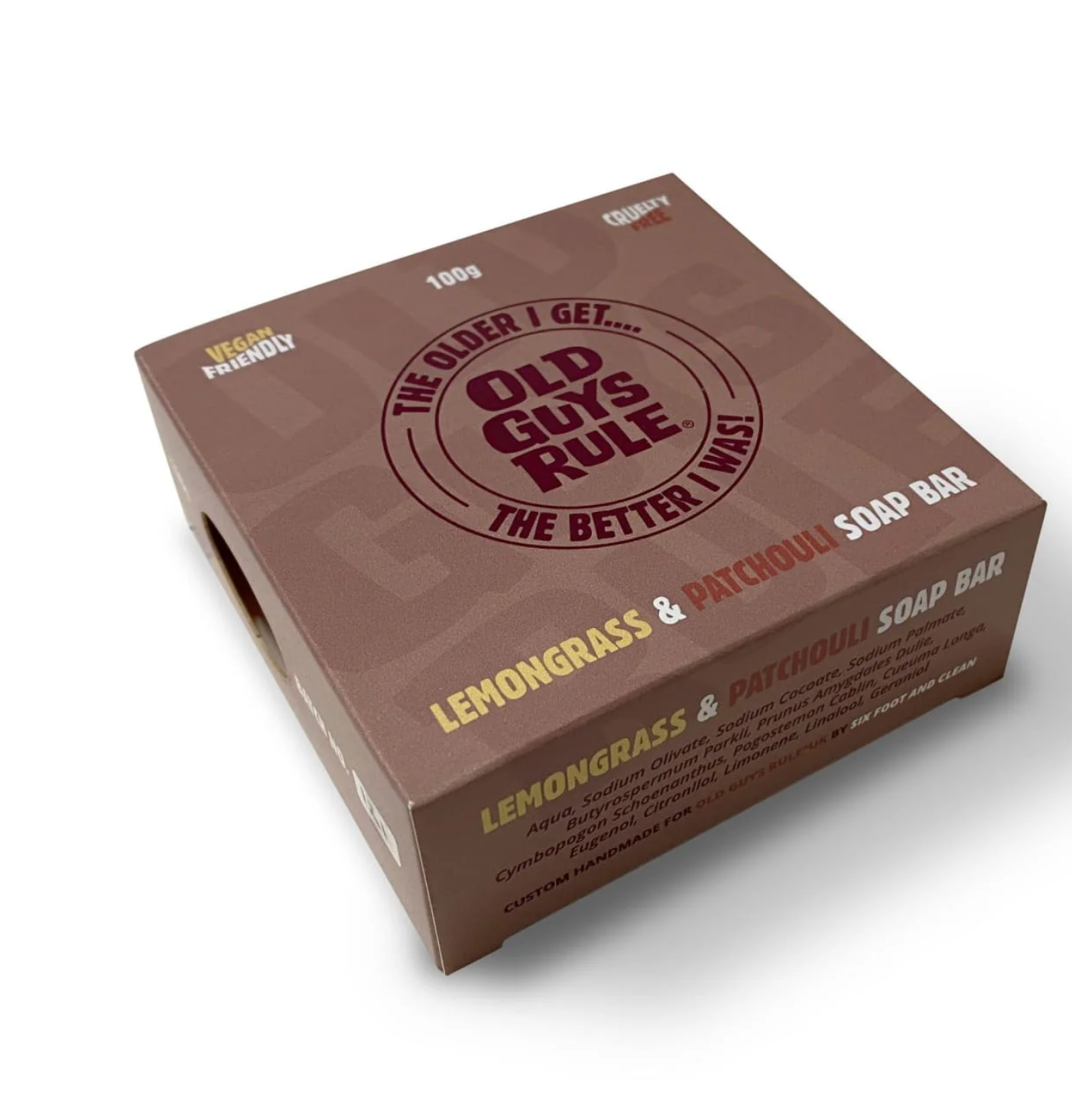 OLD GUYS RULE -'LEMONGRASS & PATCHOULI' SOAP BAR