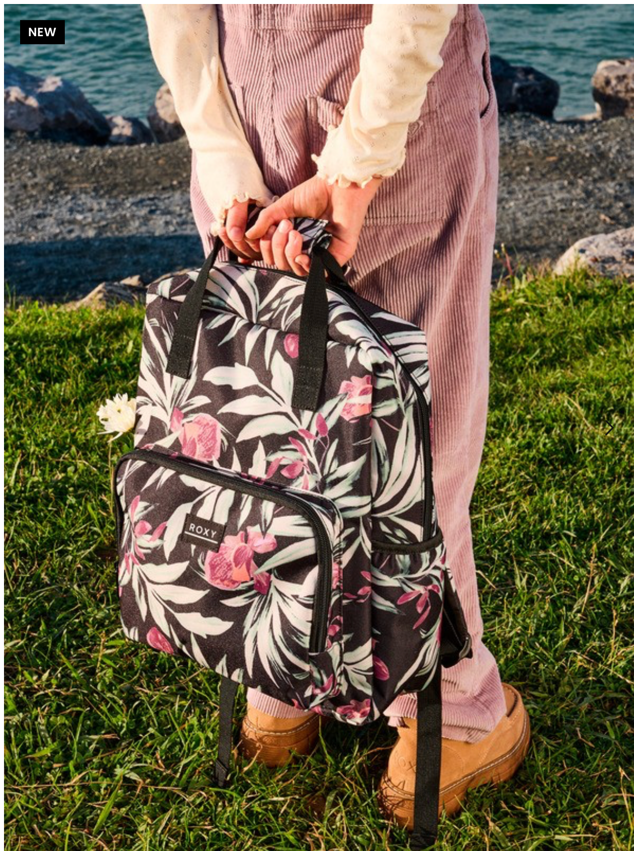 Better With Sun Printed - Medium Backpack for Women