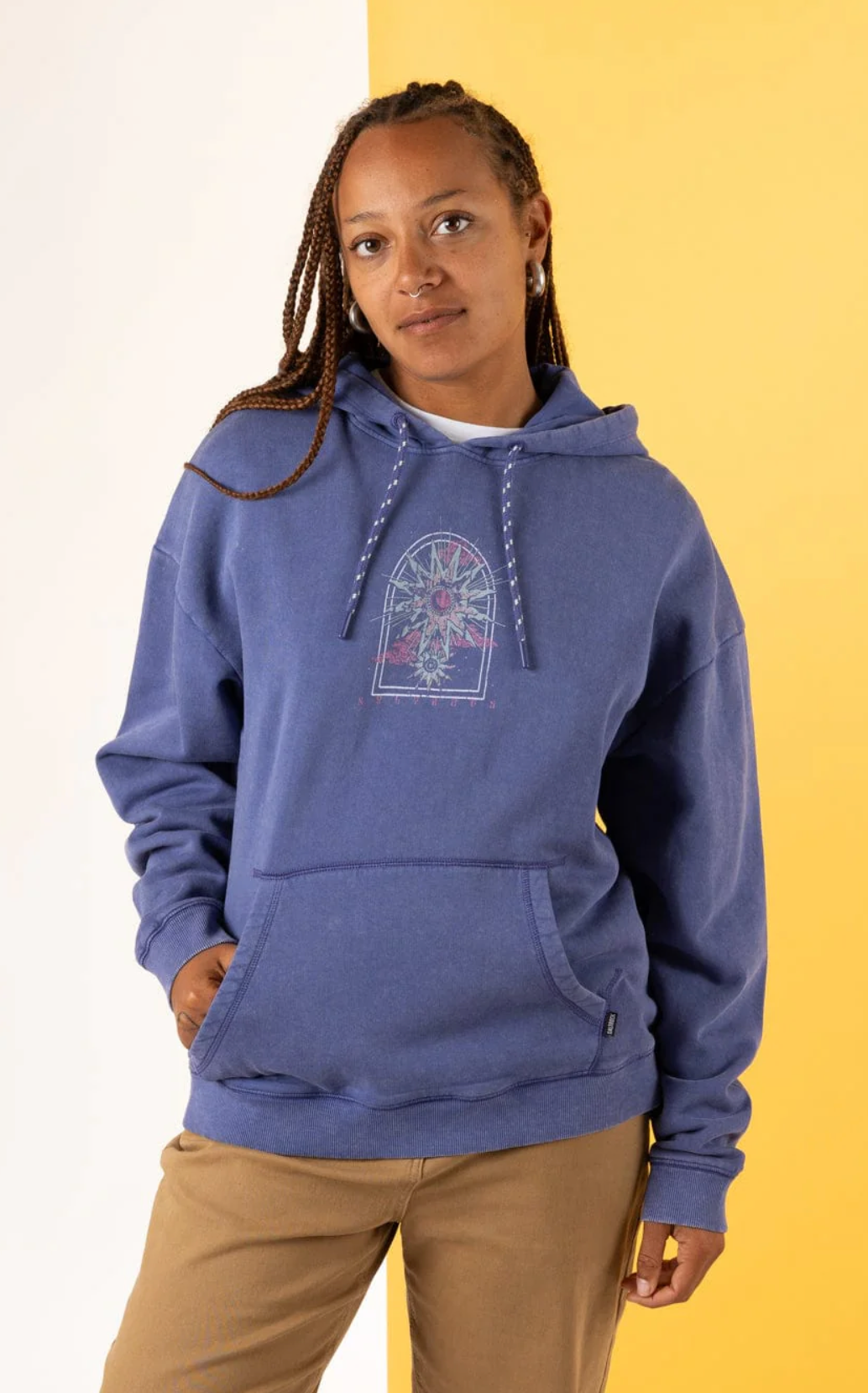 SALTROCK Eclipse - Womens Oversized Pop Hoodie - Purple