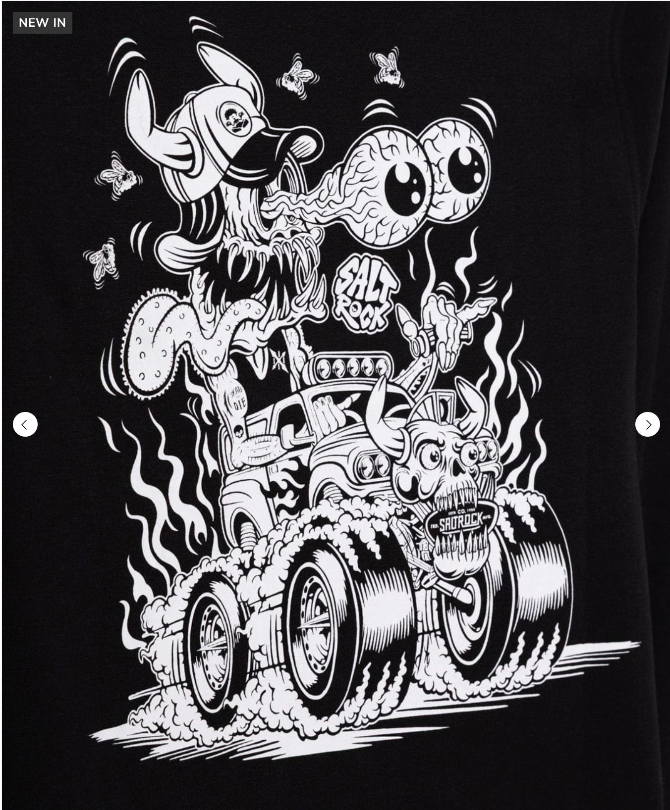 SALTROCK Creeper Cruise Control - Kids Pop Hoodie - Black