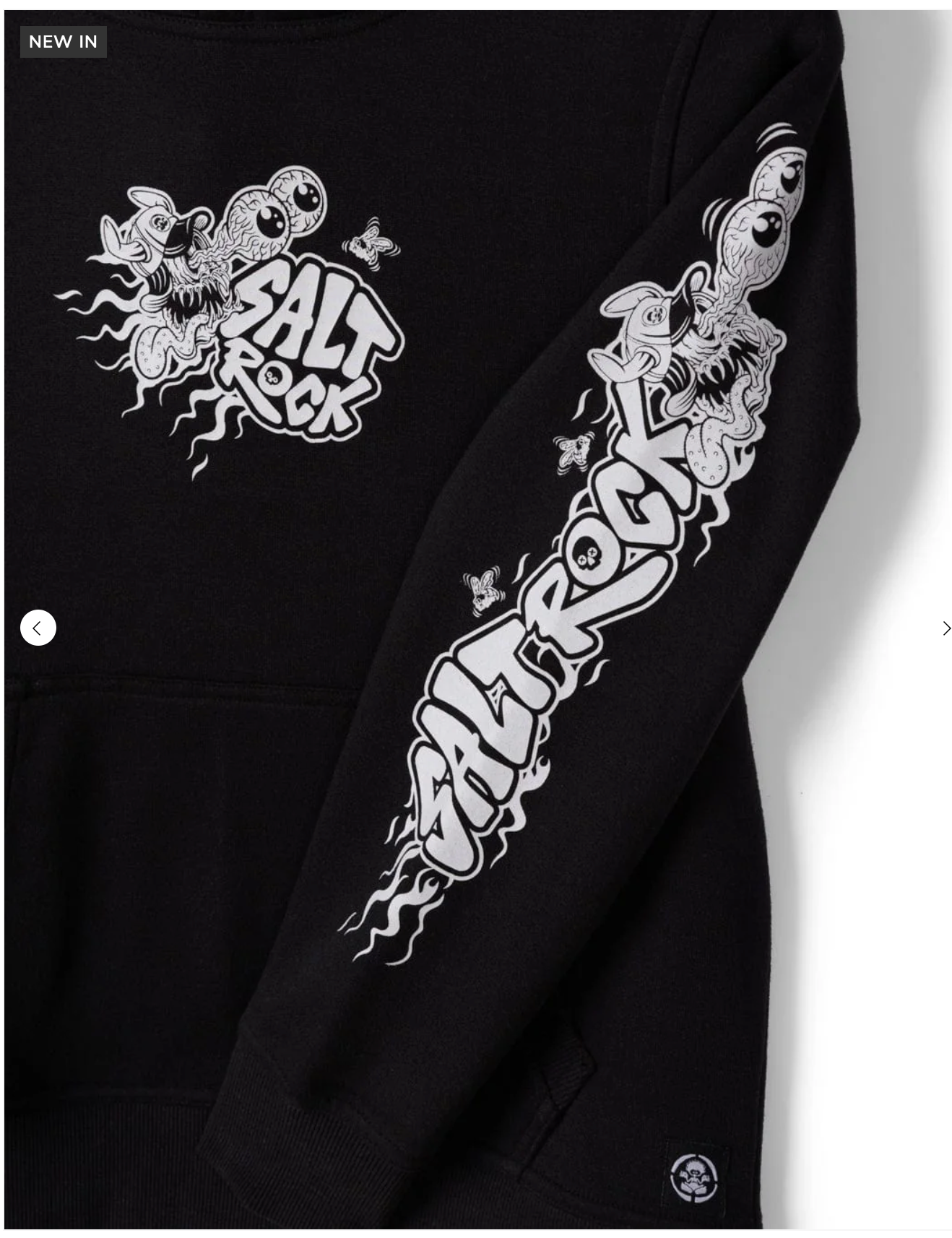 SALTROCK Creeper Cruise Control - Kids Pop Hoodie - Black