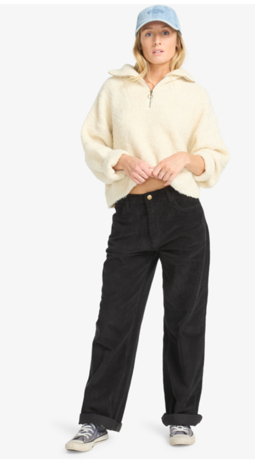 BILLABONG Midtown Cord - Fixed Waist Corduroy Trousers for Women