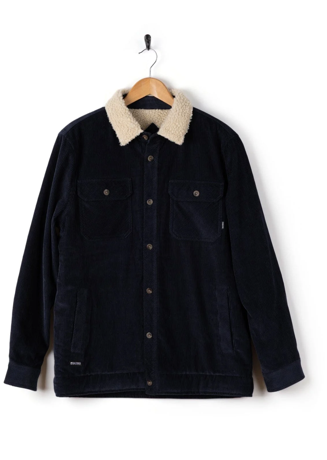 SALTROCK  Zeke 2 - Mens Corduroy Shacket - Blue