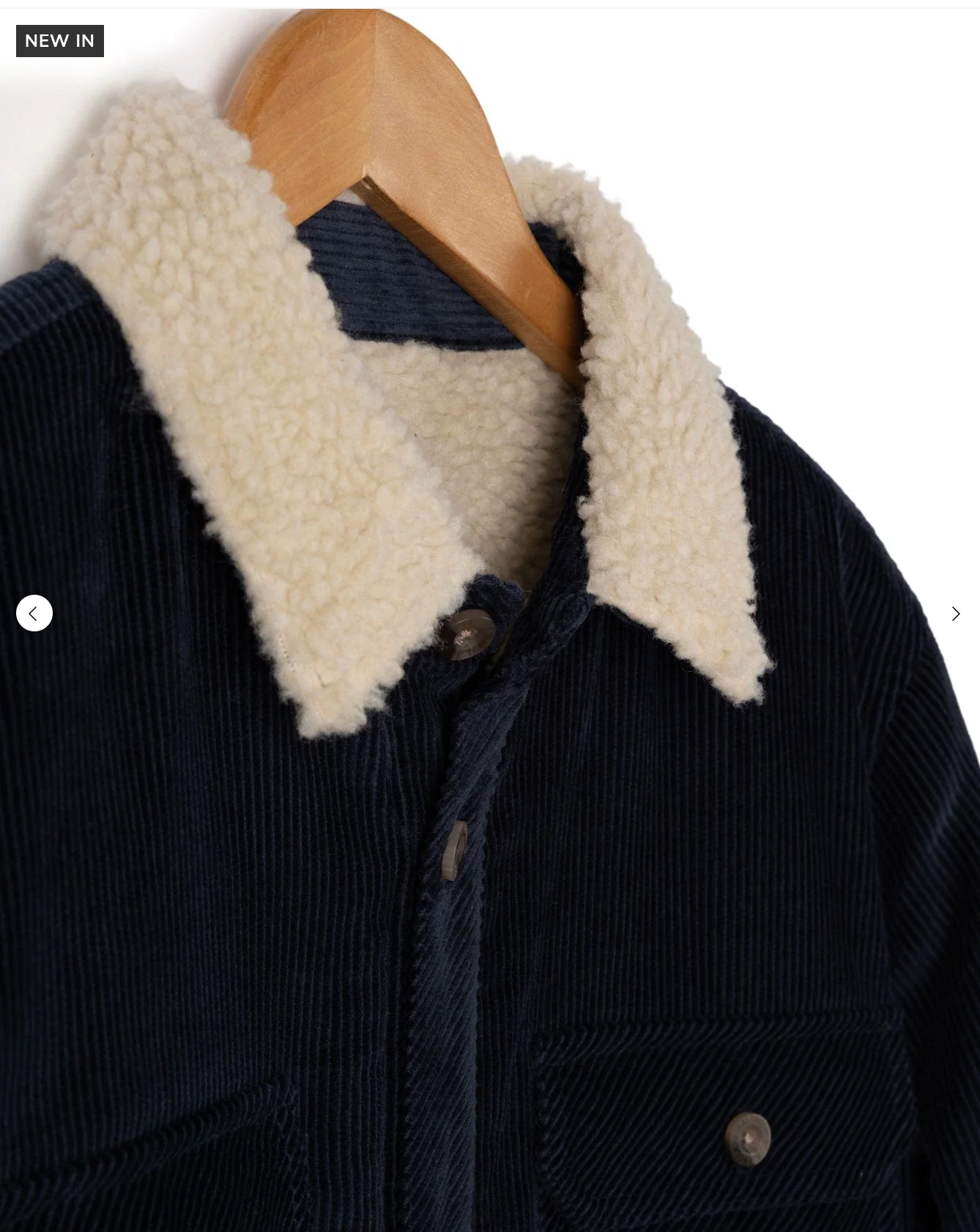 SALTROCK  Zeke 2 - Mens Corduroy Shacket - Blue