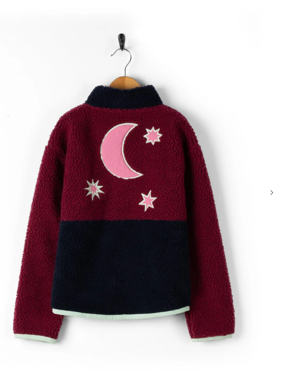 SALTROCK Emery Star - Kids Zip Fleece - Pink/Blue