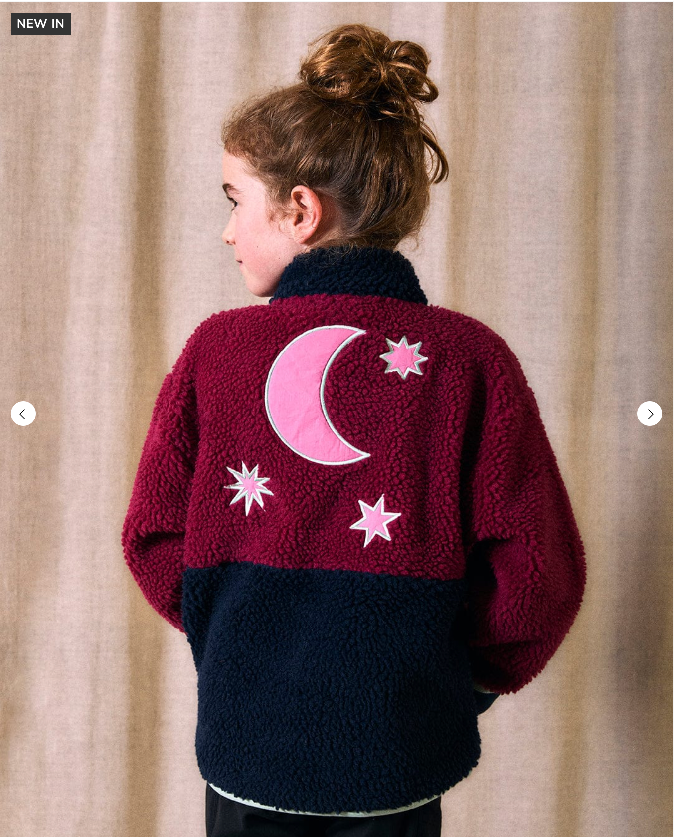 SALTROCK Emery Star - Kids Zip Fleece - Pink/Blue