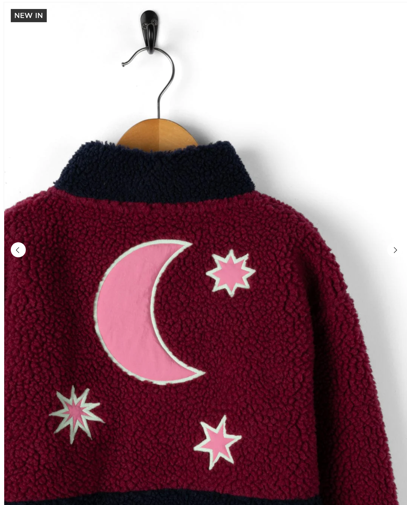 SALTROCK Emery Star - Kids Zip Fleece - Pink/Blue