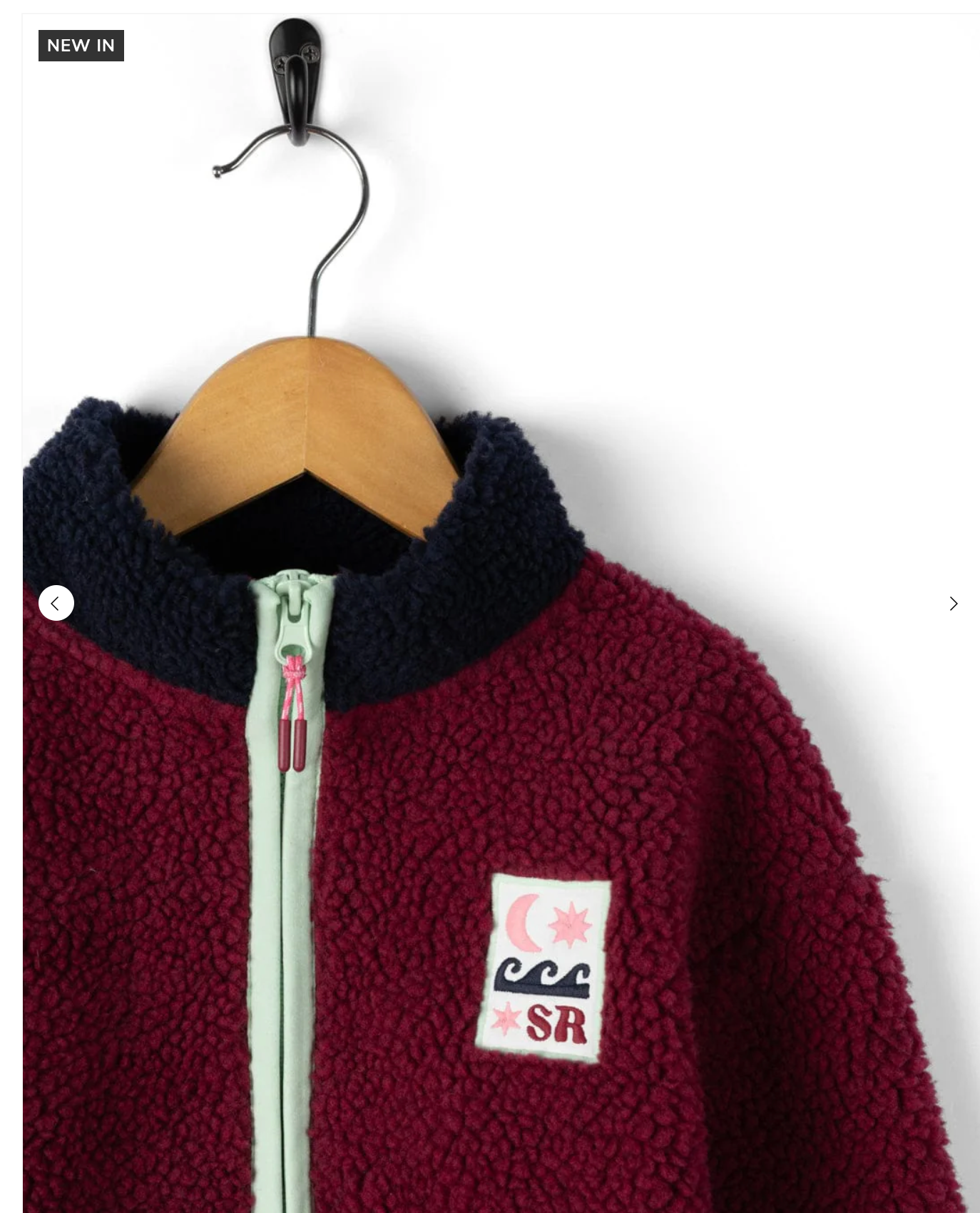 SALTROCK Emery Star - Kids Zip Fleece - Pink/Blue