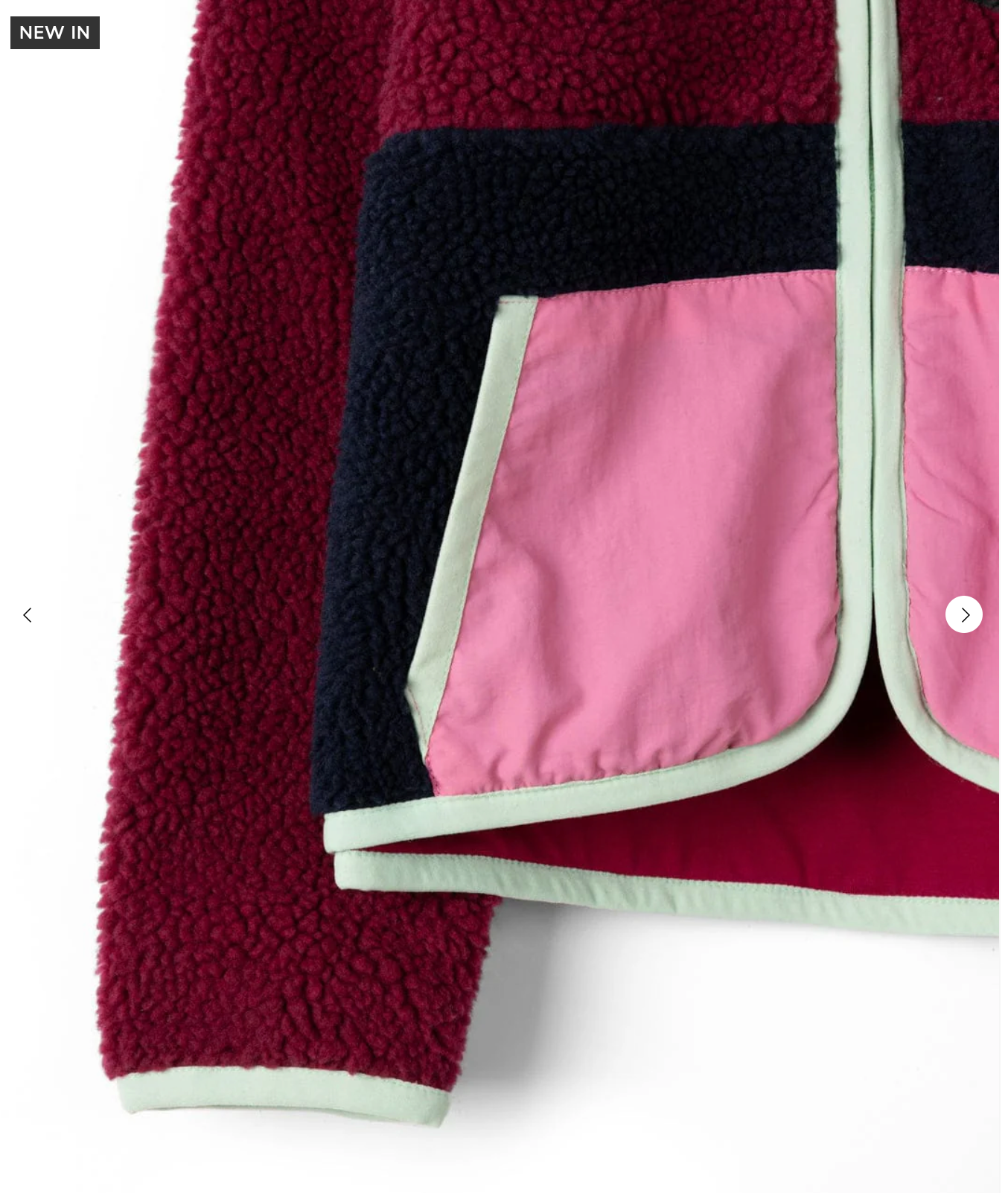 SALTROCK Emery Star - Kids Zip Fleece - Pink/Blue