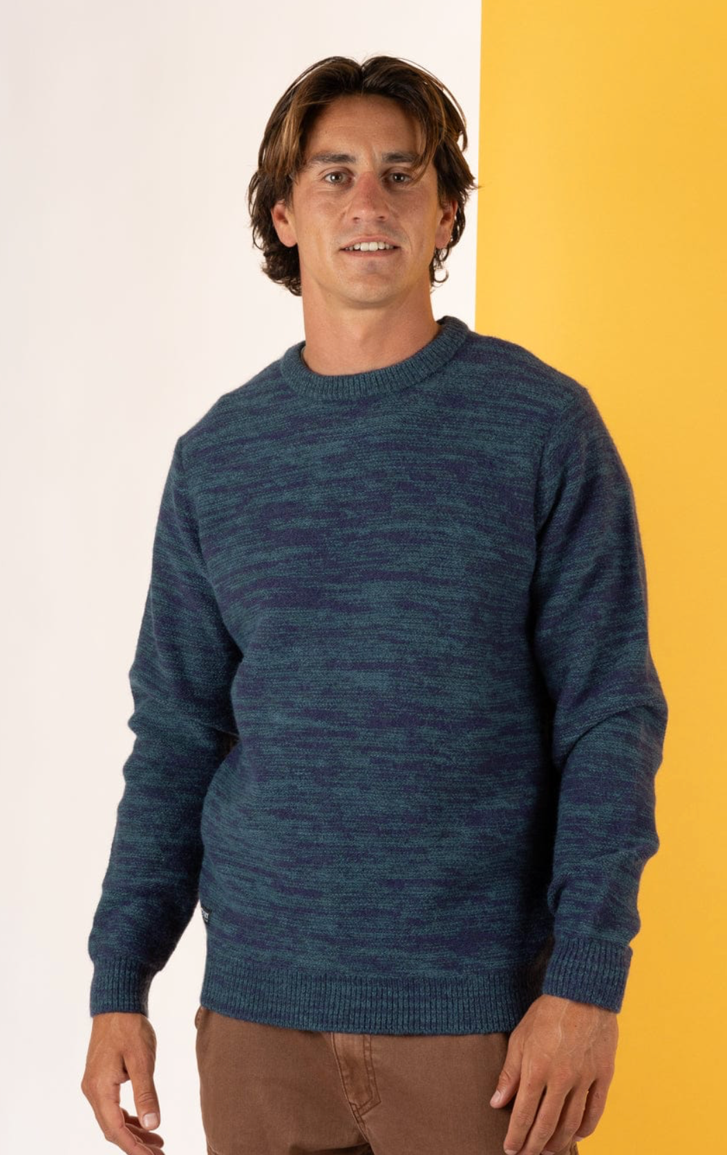 SALTROCK Reader - Mens Knitted Jumper - Blue
