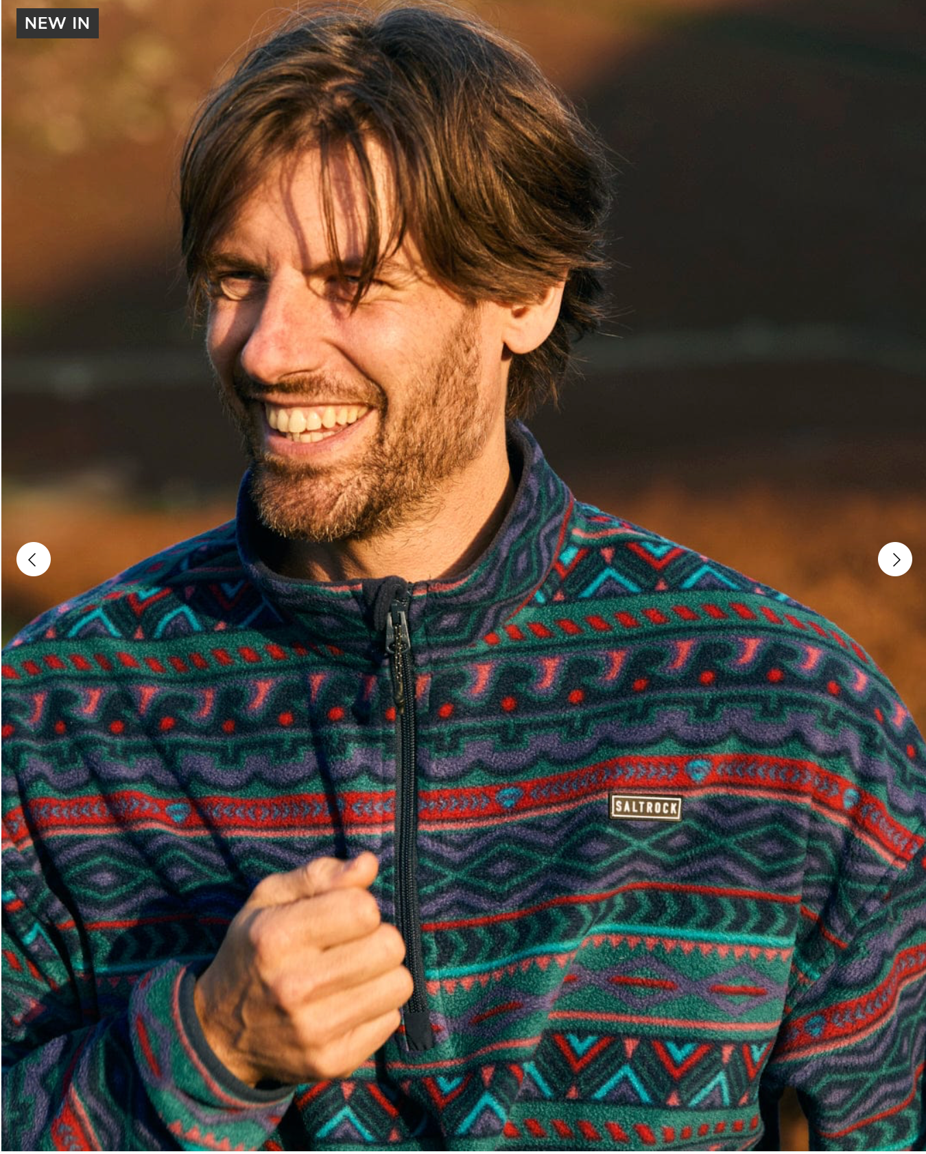 SALTROCK Treehouse - Mens 1/4 Neck Fleece -