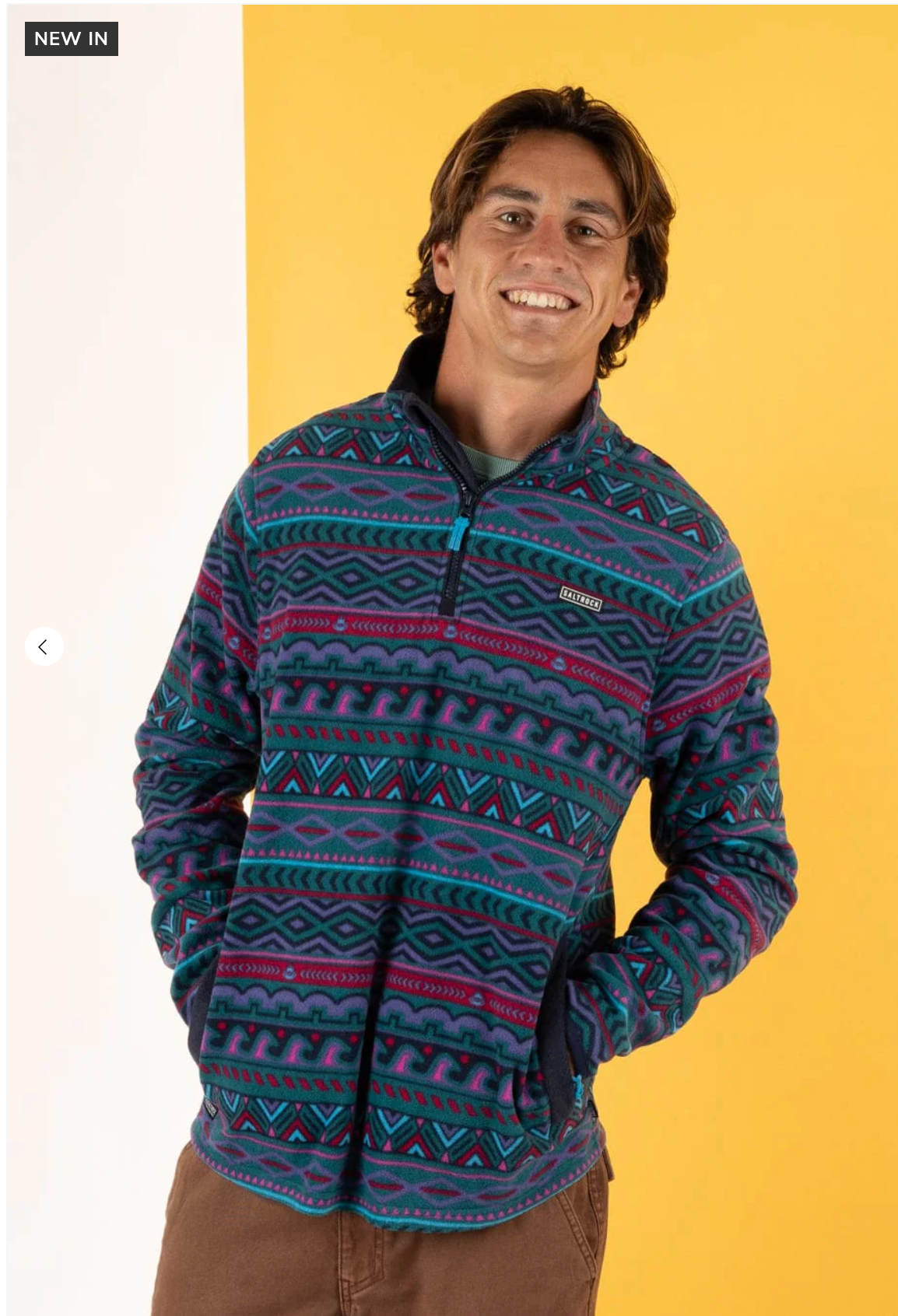 SALTROCK Treehouse - Mens 1/4 Neck Fleece -