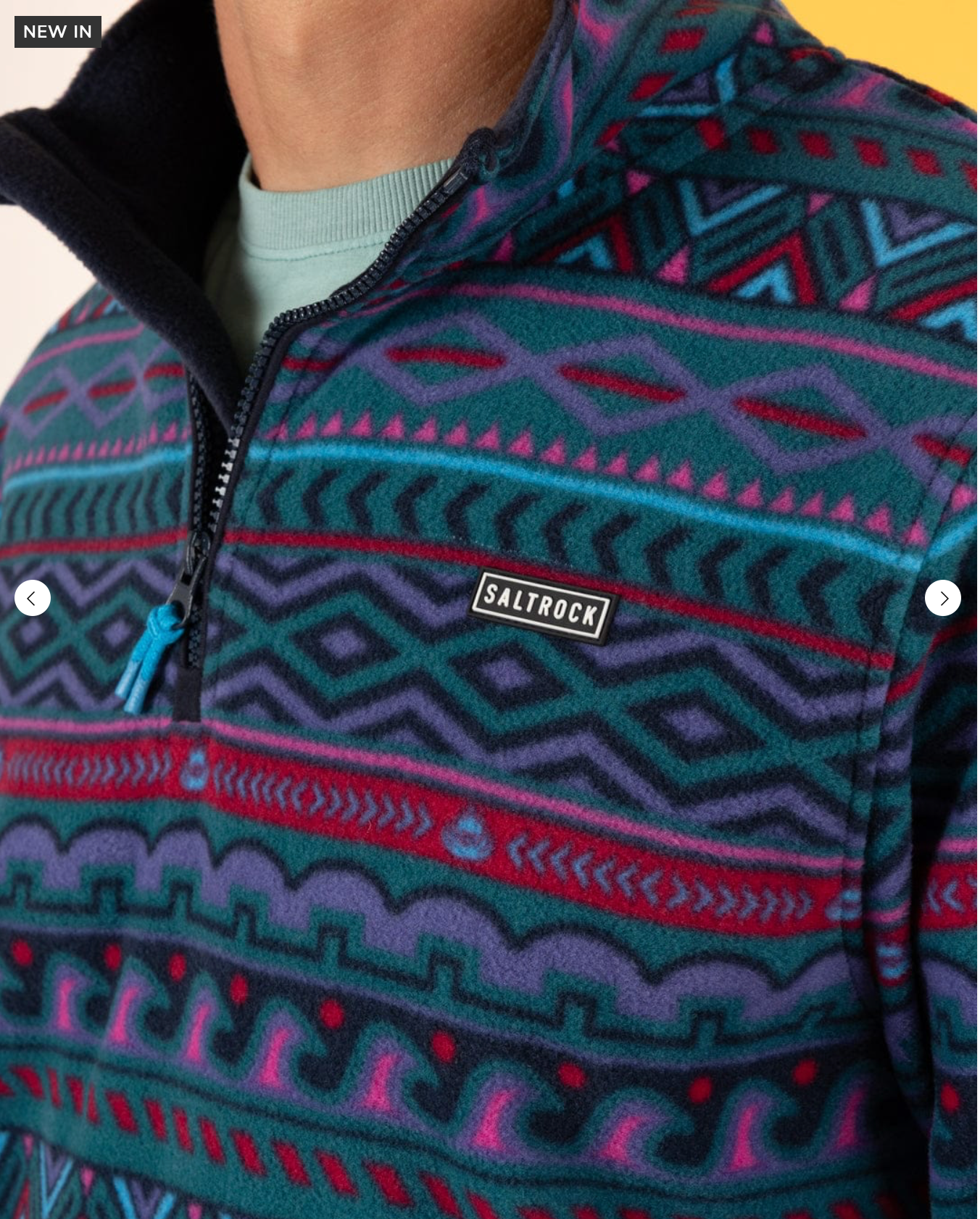 SALTROCK Treehouse - Mens 1/4 Neck Fleece -