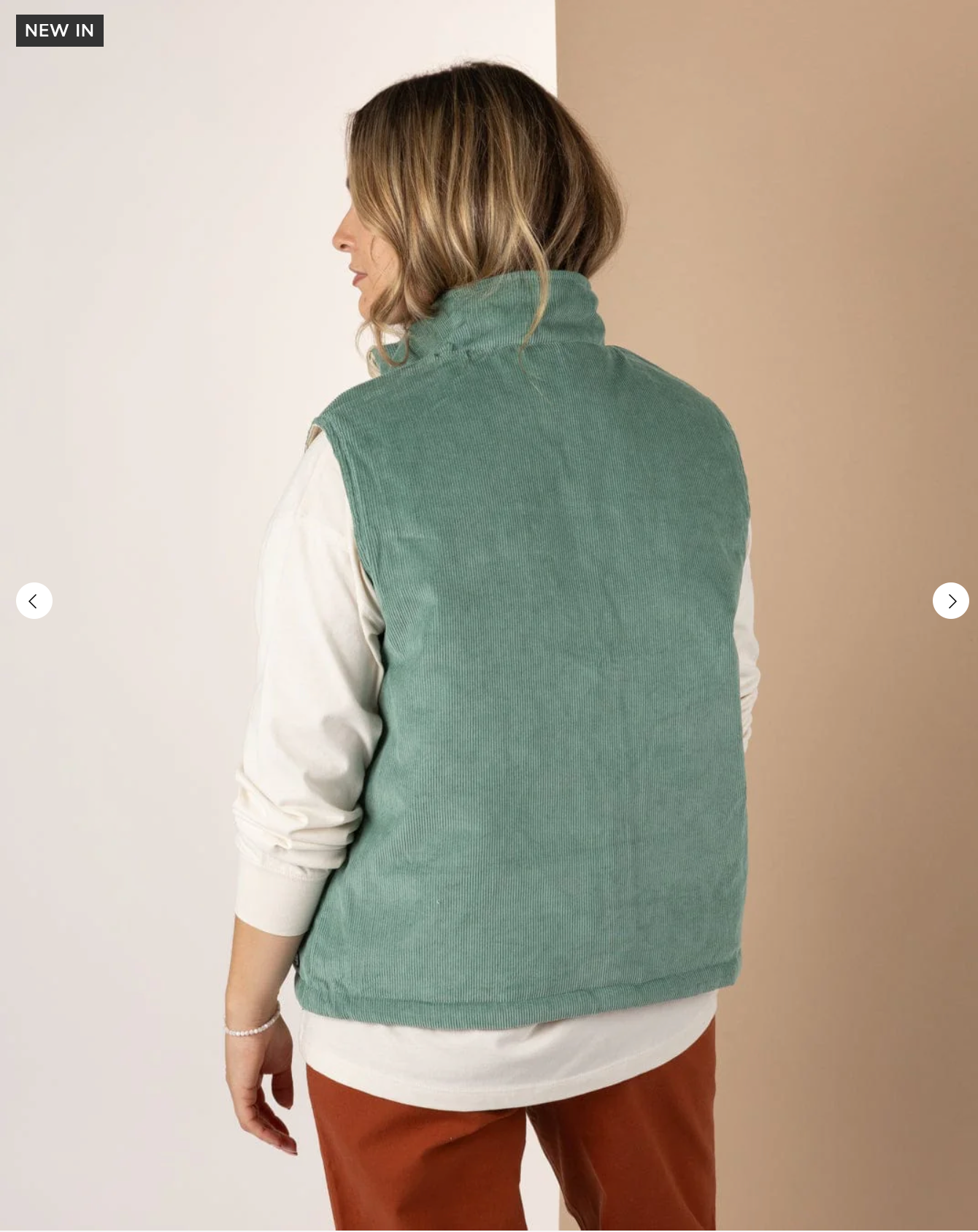 SALTROCK Myka -Womens Reversible Gilet - Blue/Cream