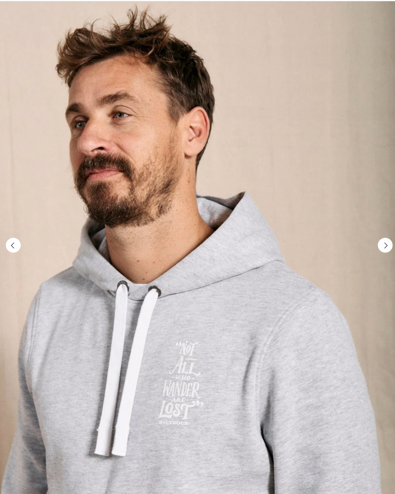 SALTROCK Lost Ships - Mens Pop Hood - Grey
