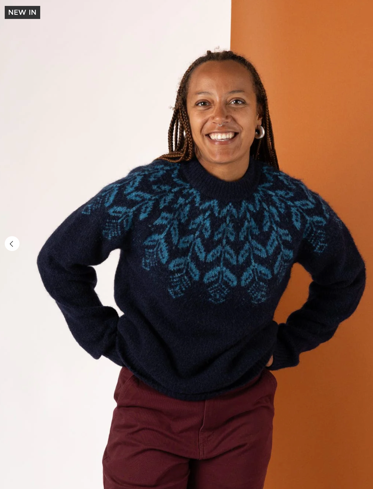 SALTROCK Fairisle - Womens Knitted Jumper - Blue