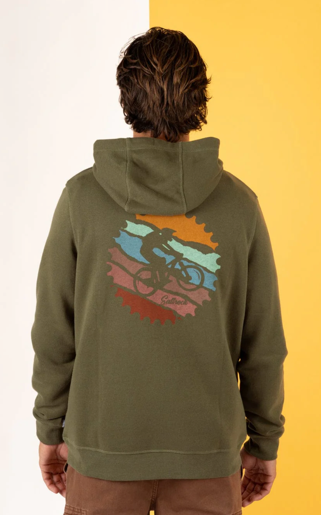 SALTROCK Mtb Colour - Mens Pop Hoodie - Green