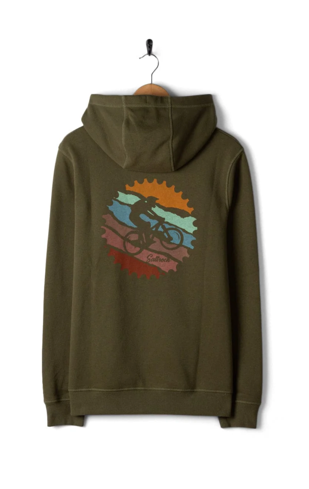 SALTROCK Mtb Colour - Mens Pop Hoodie - Green