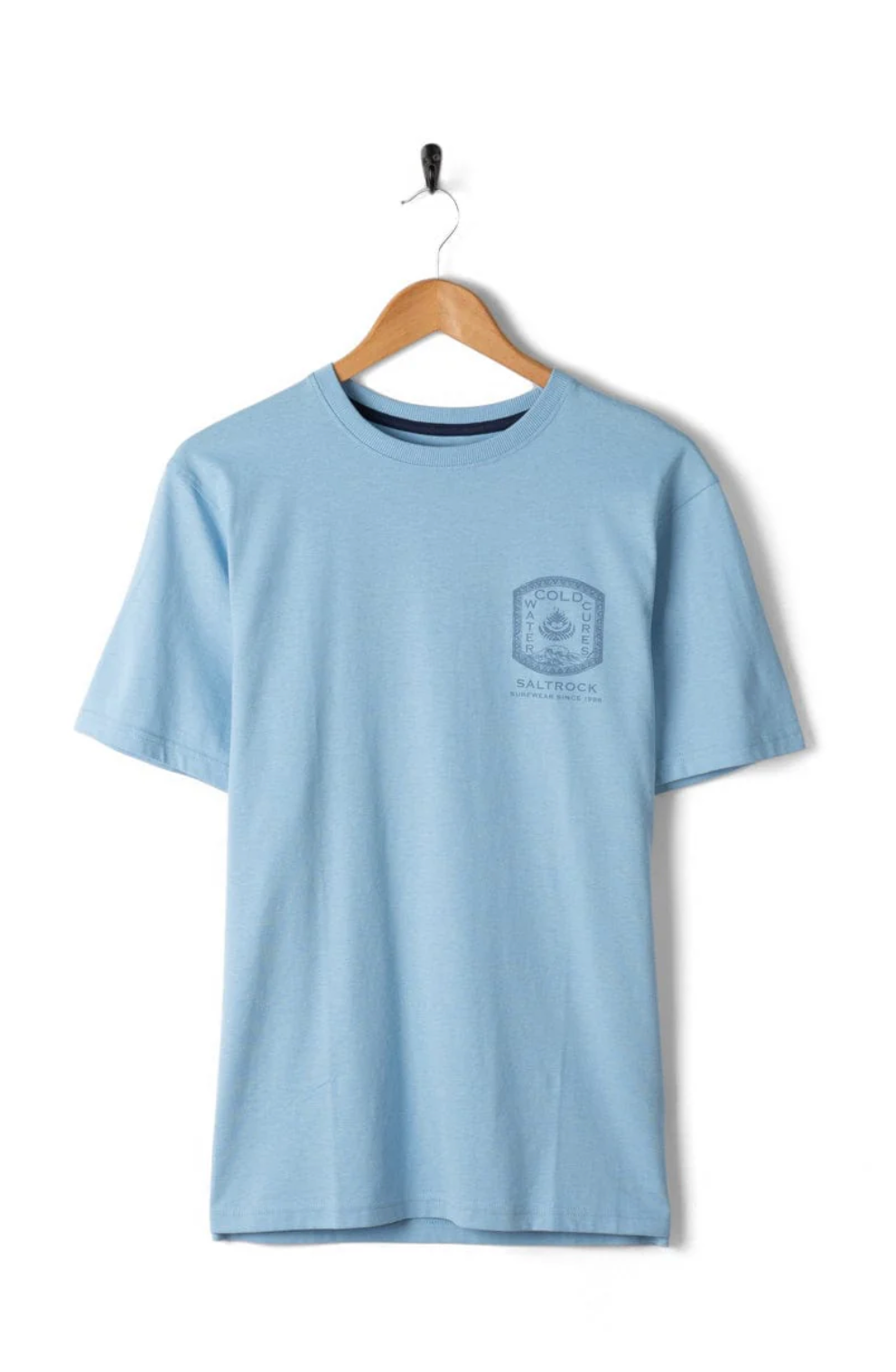 SALTROCK Cold Water Cures - Mens Short Sleeve T-Shirt - Blue