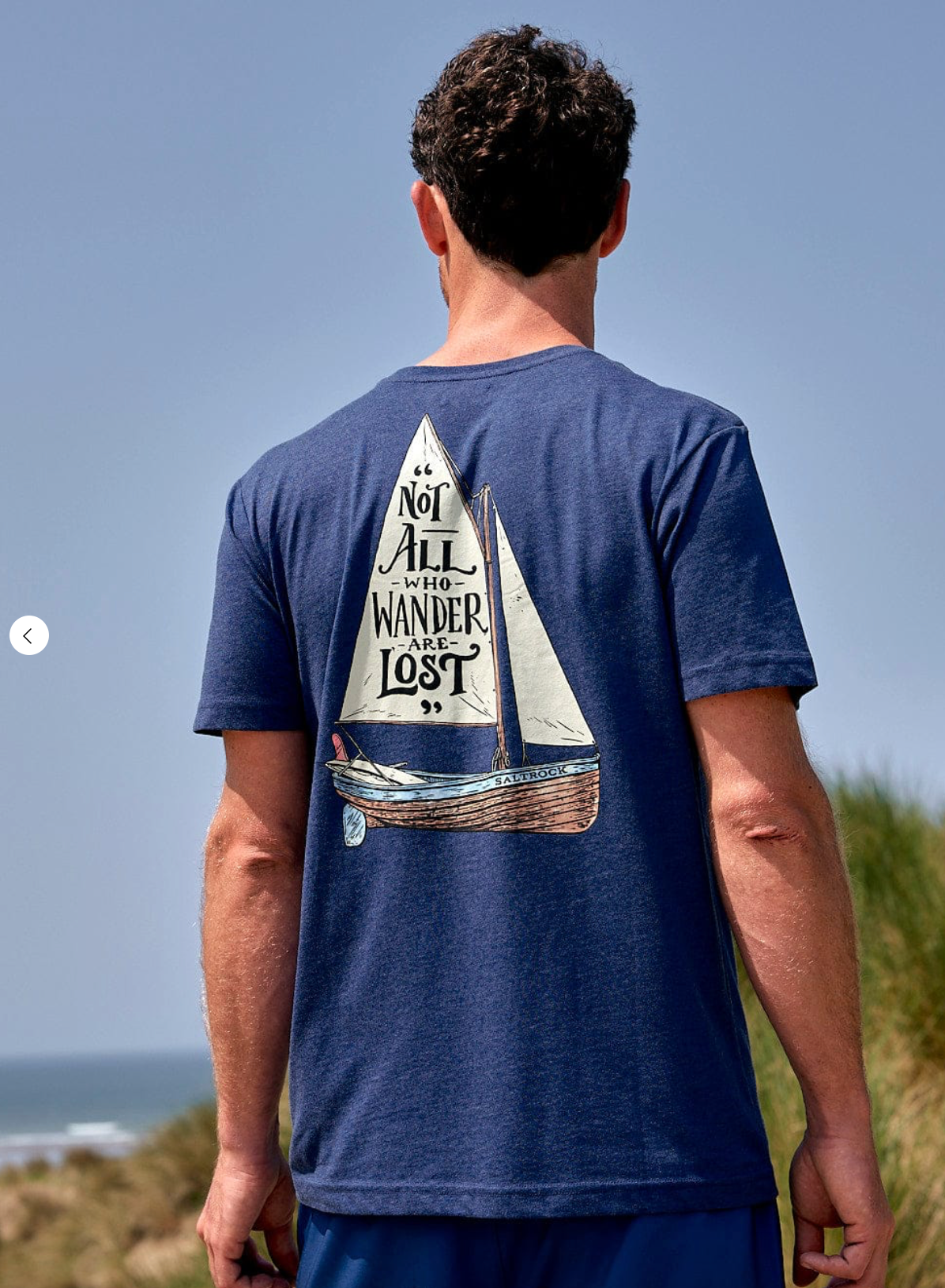 SALTROCK Lost Ships - Mens Short Sleeve T-Shirt - Navy