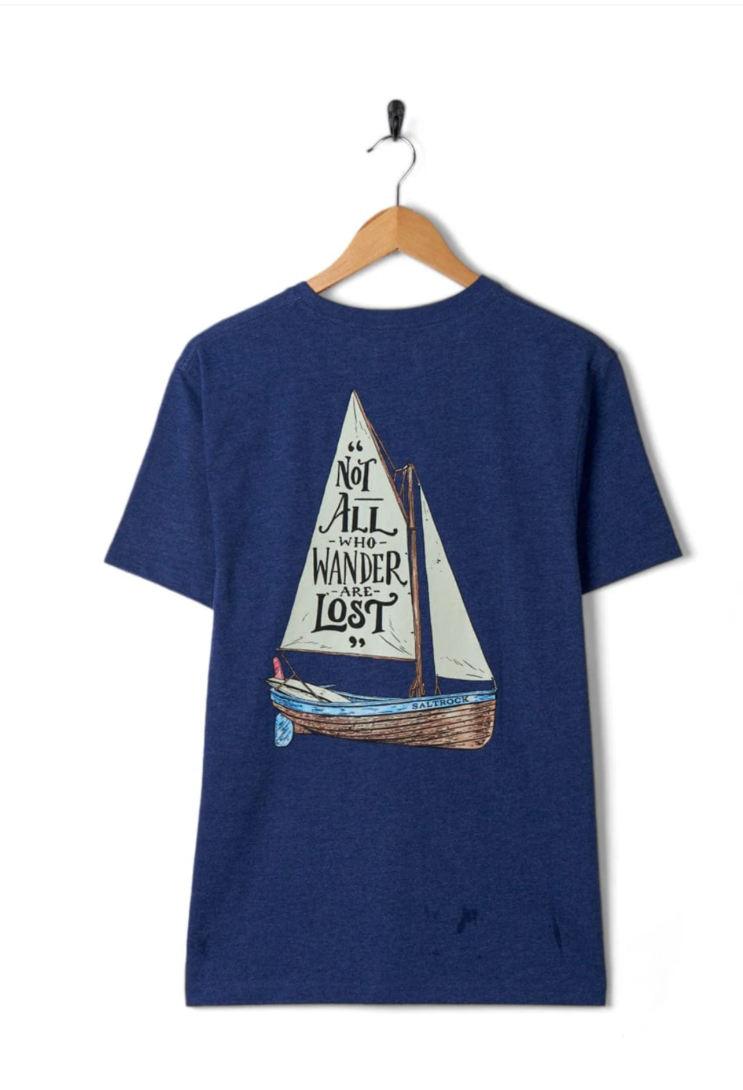 SALTROCK Lost Ships - Mens Short Sleeve T-Shirt - Navy