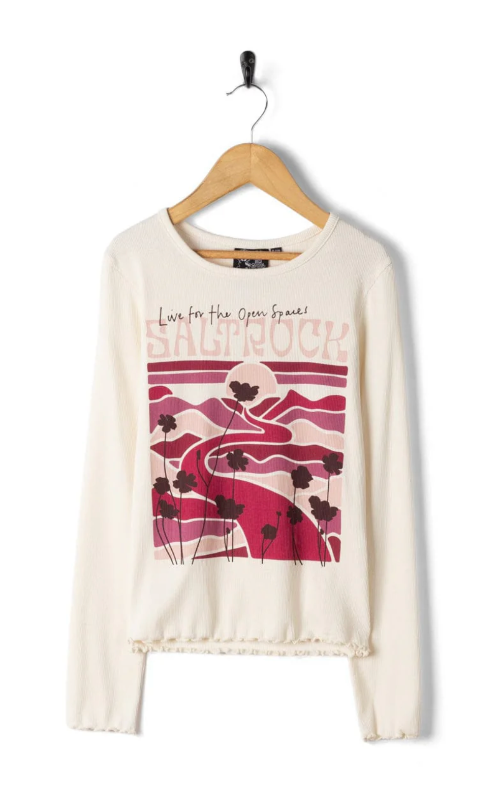 SALTROCK Vista Landscape - Kids Long Sleeve T-Shirt - Cream