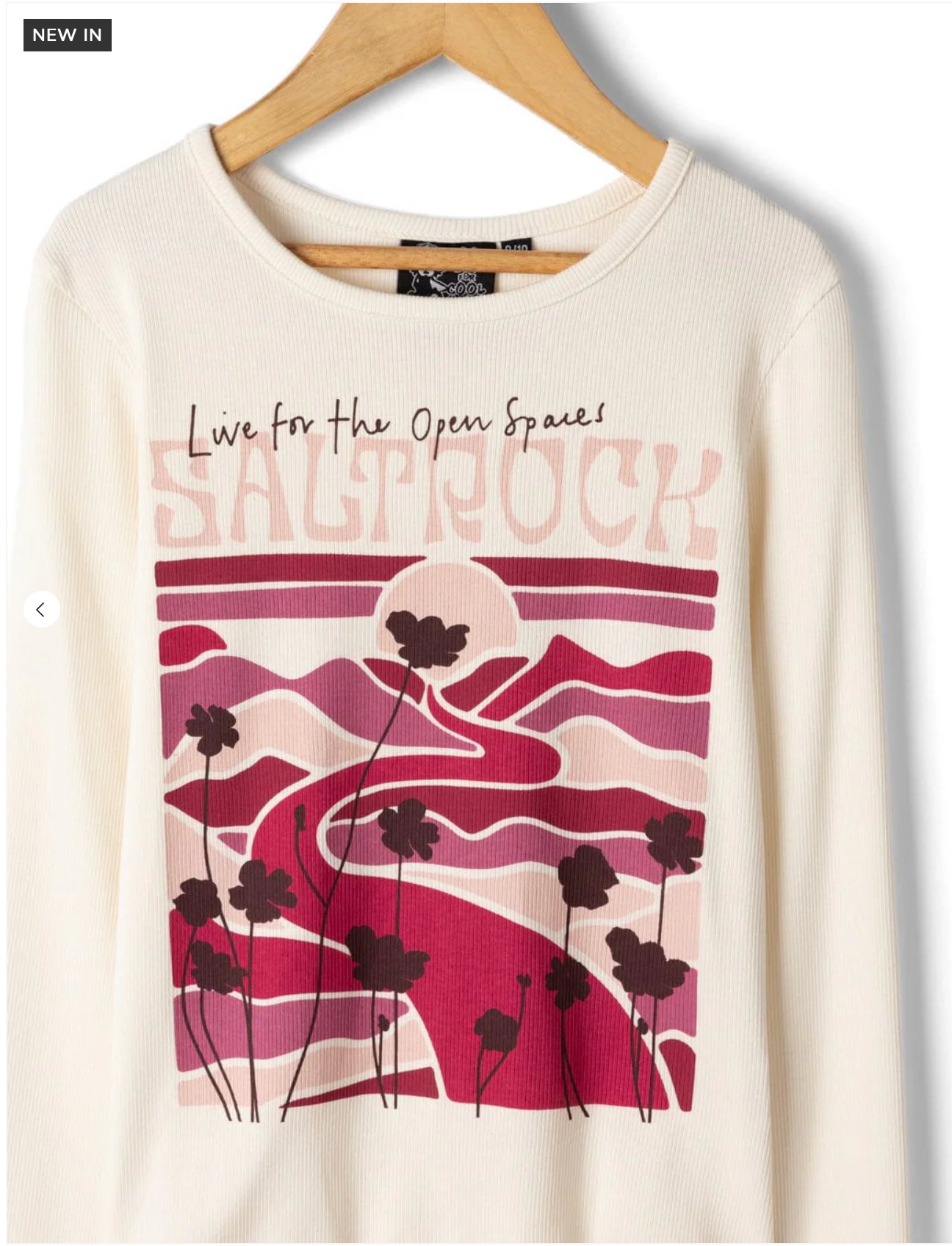 SALTROCK Vista Landscape - Kids Long Sleeve T-Shirt - Cream