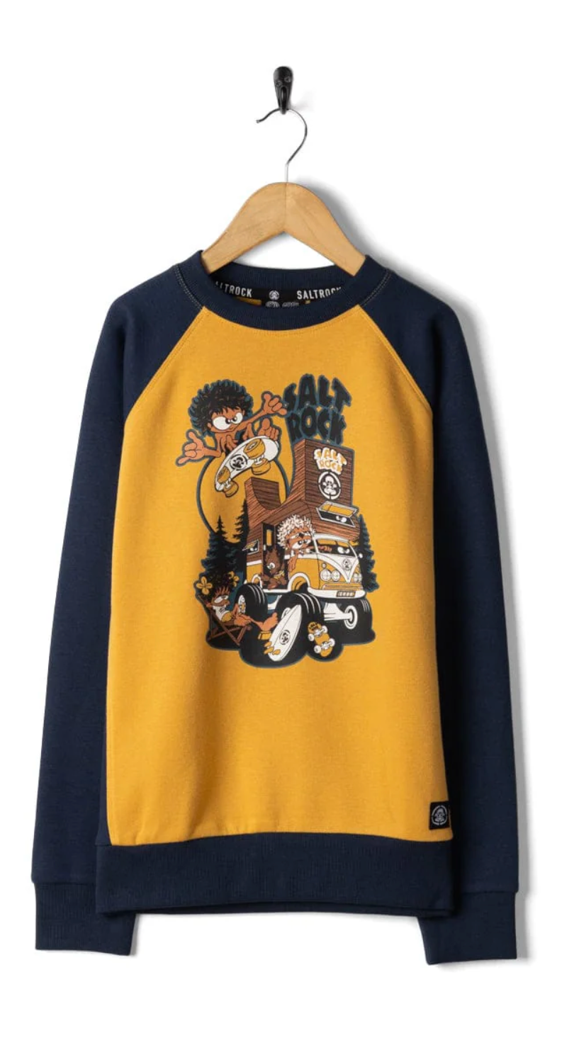 Saltrock Tokotrip - Boys Sweat Shirt - Yellow