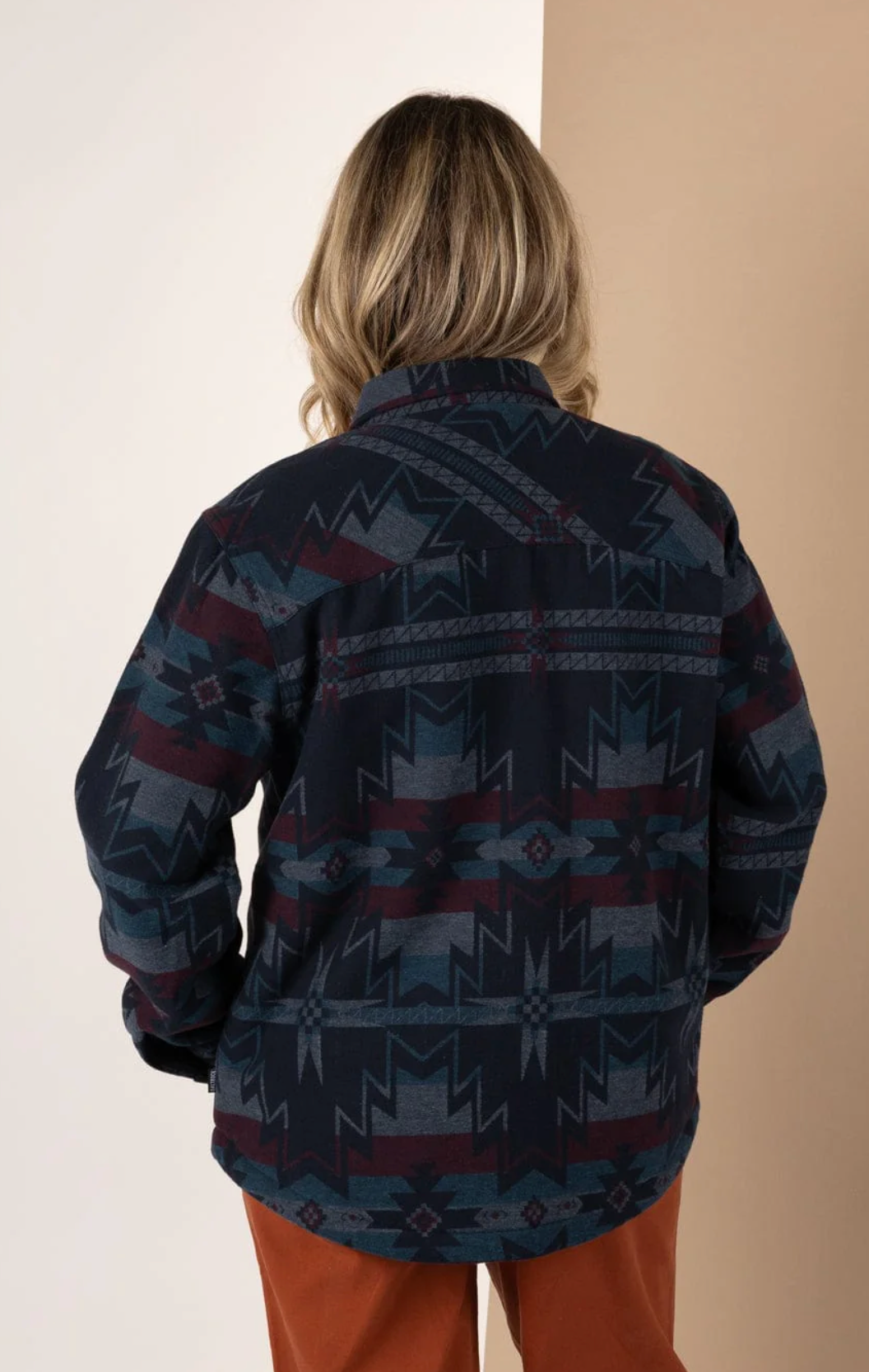 Saltrock Stella Aztec - Womens Shacket - Blue