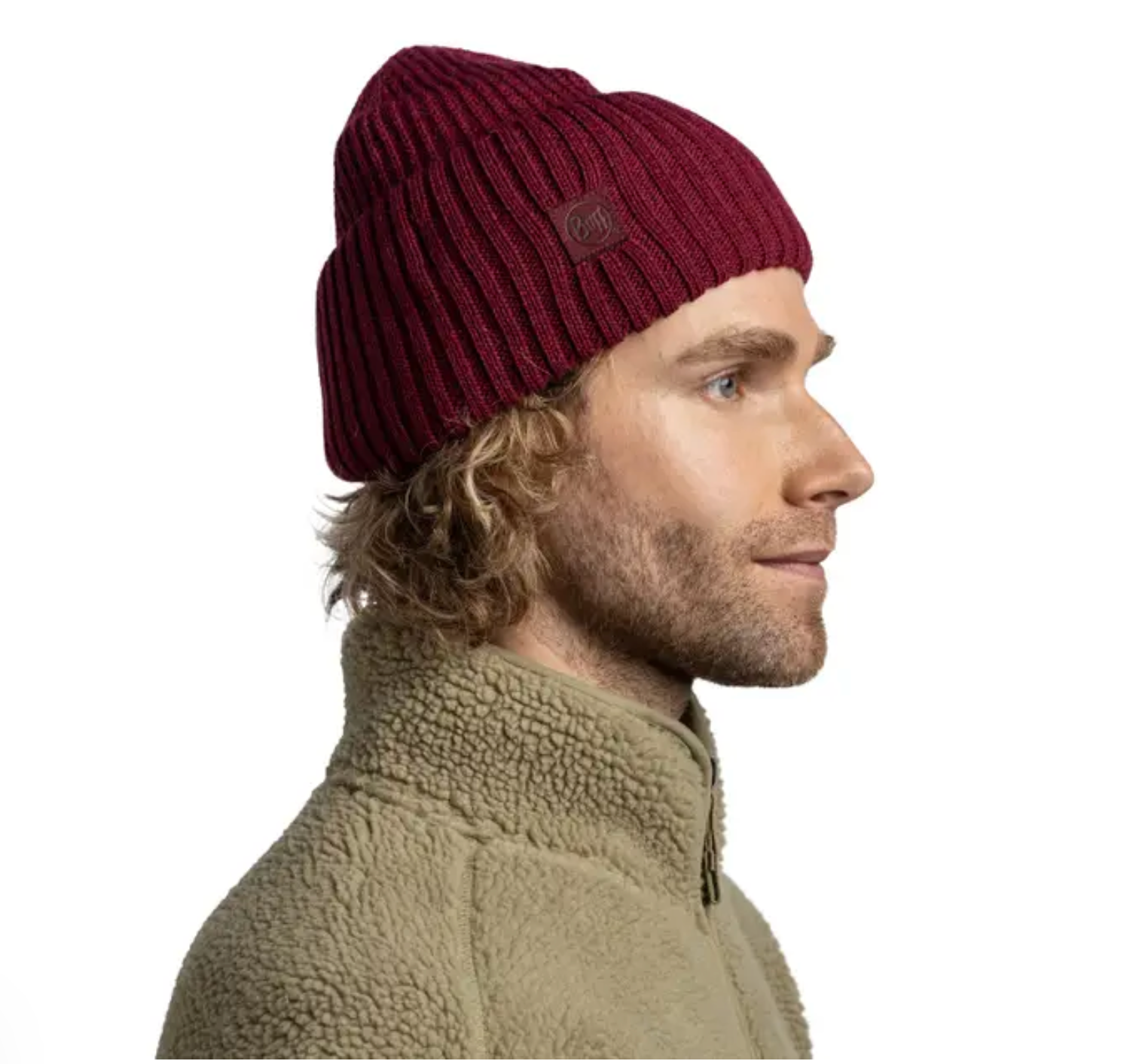 BUFF Knitted Beanie Rutger Garnet