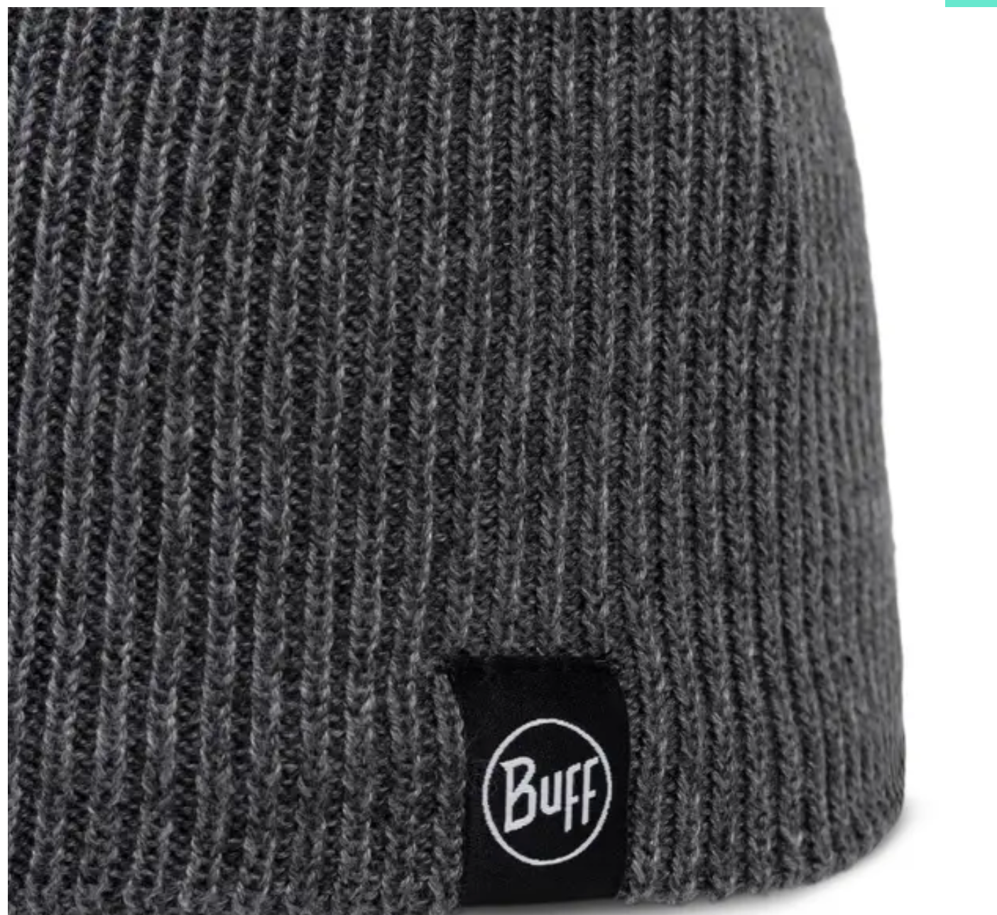 BUFF Knitted & Fleece Hat Renvi Grey Heather