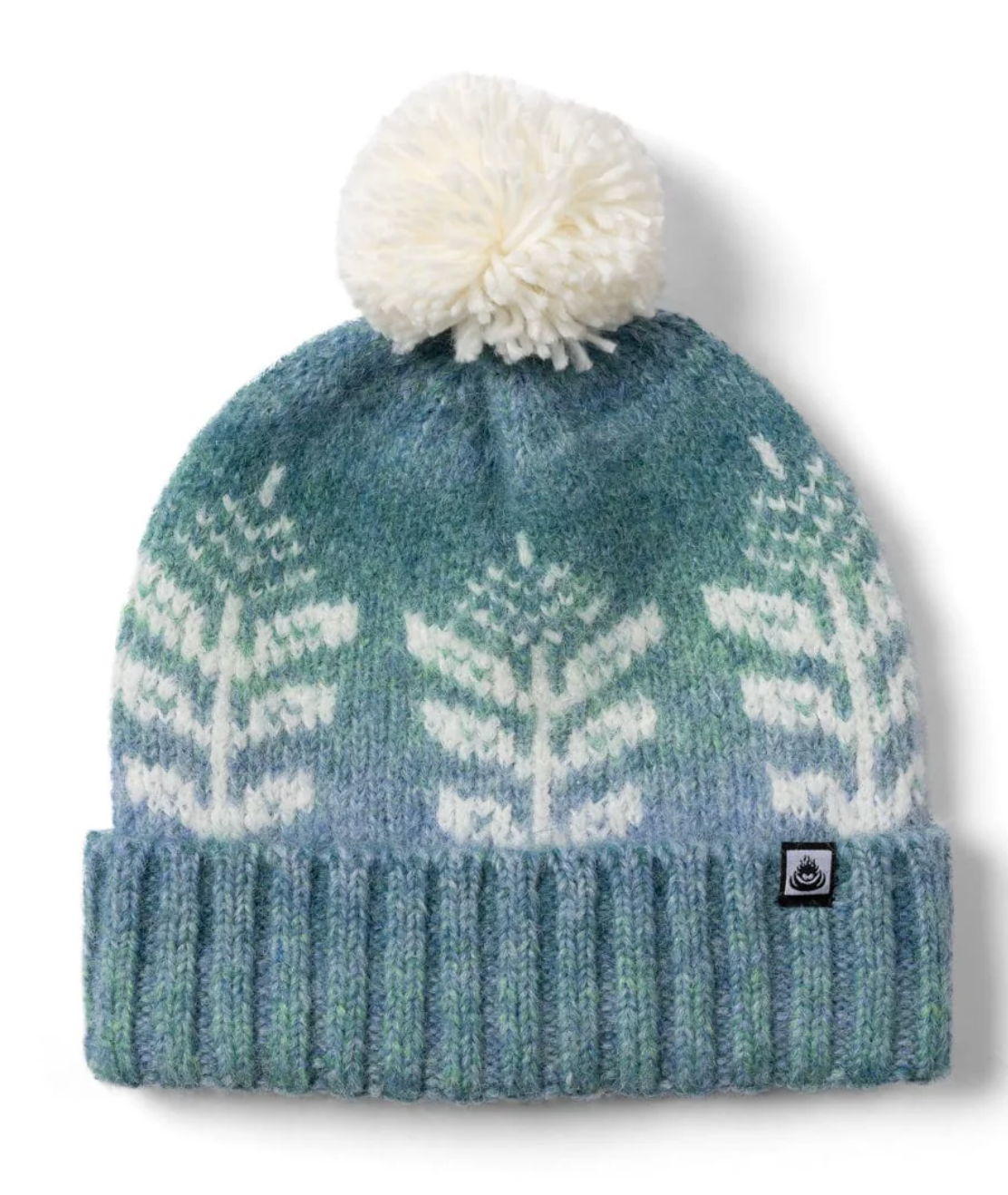 SALTROCK Quiver - Fairisle Bobble Hat - Light Blue