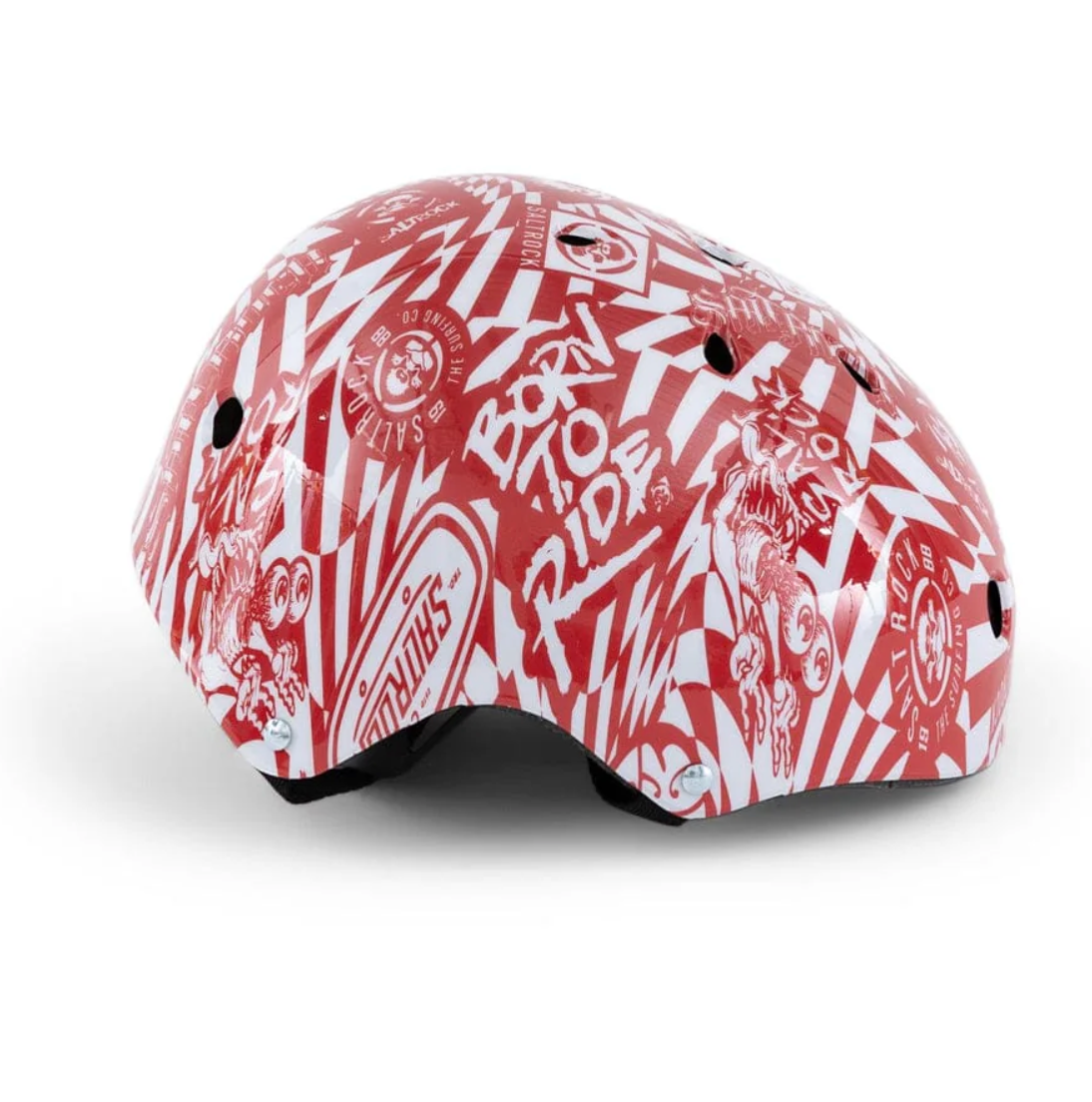 SALTROCK Hardskate - Skate Helmet - Red
