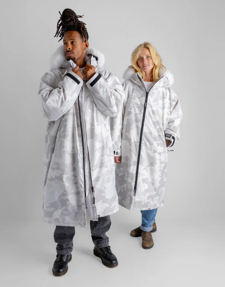 Alpine White Camo Advance Changing Robe