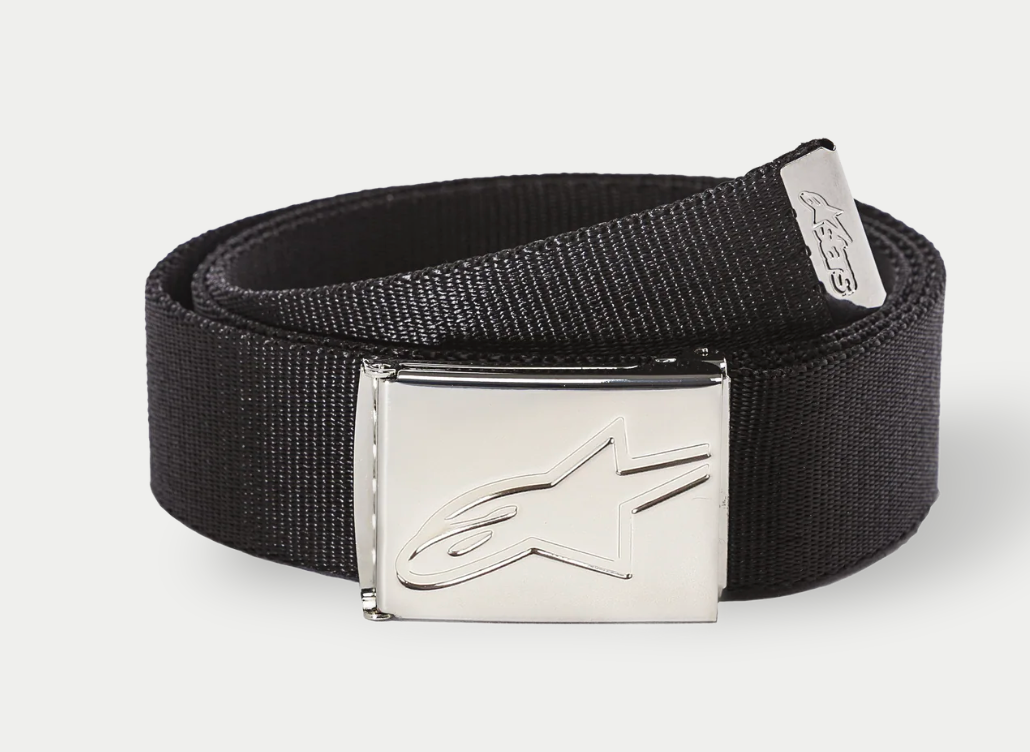 Alpinestars Ageless Web Belt - black/chrome