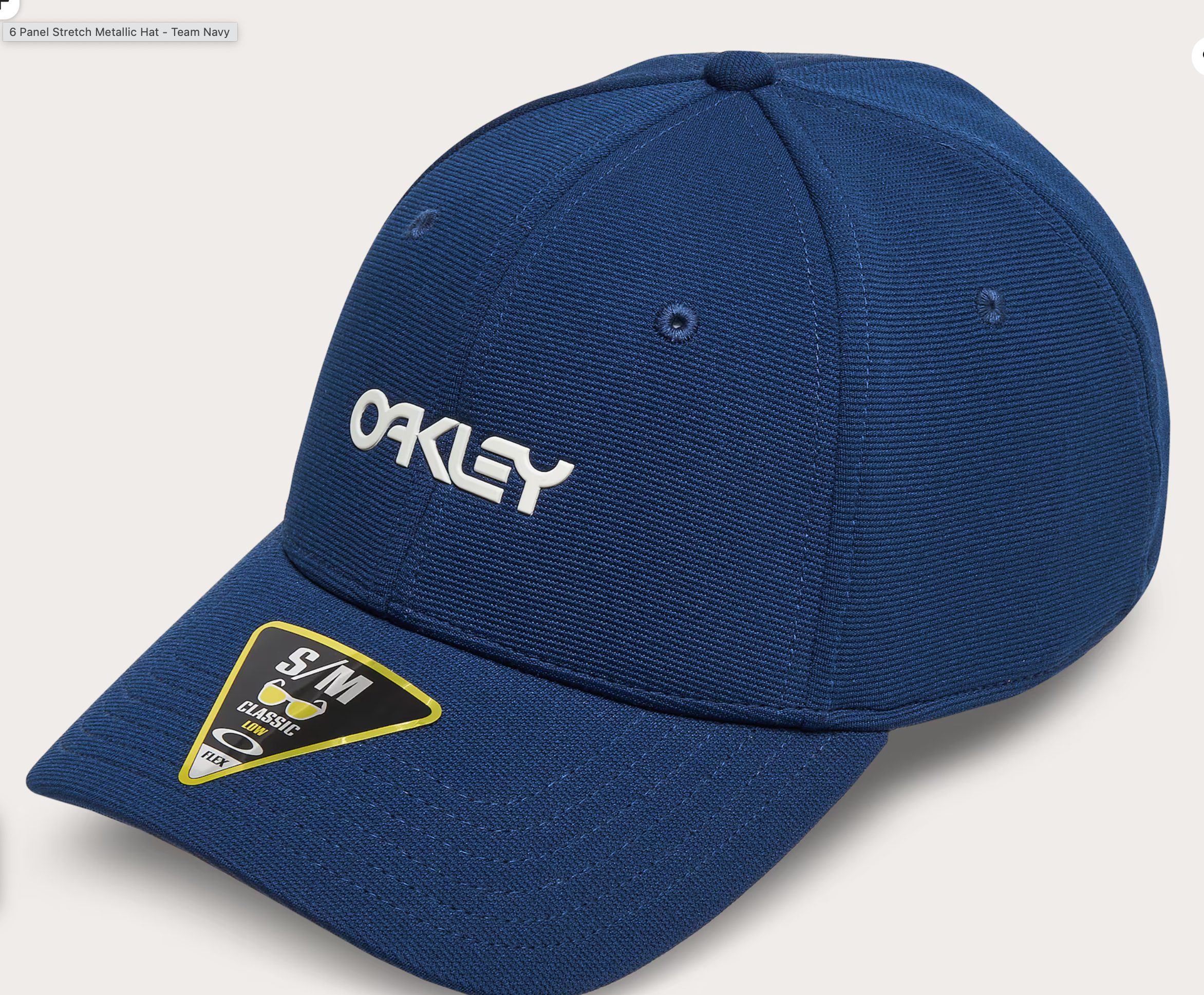 OAKLEY 6 Panel Stretch Metallic Hat