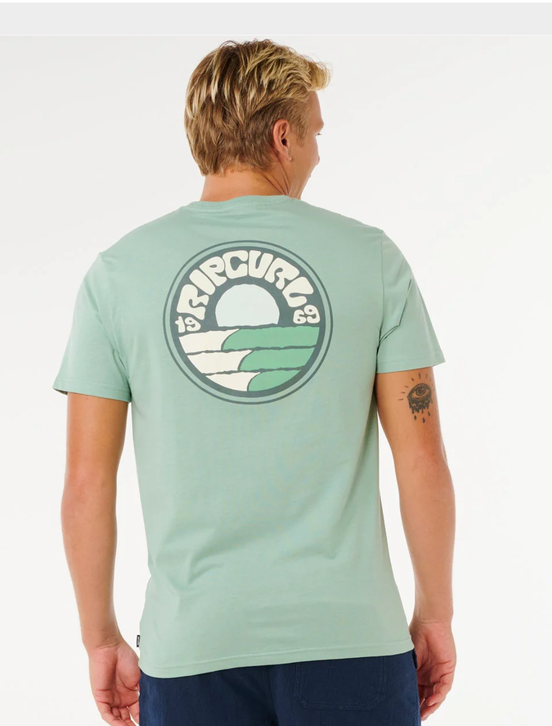 Ripcurl pacific rinse stacked  t-shirt