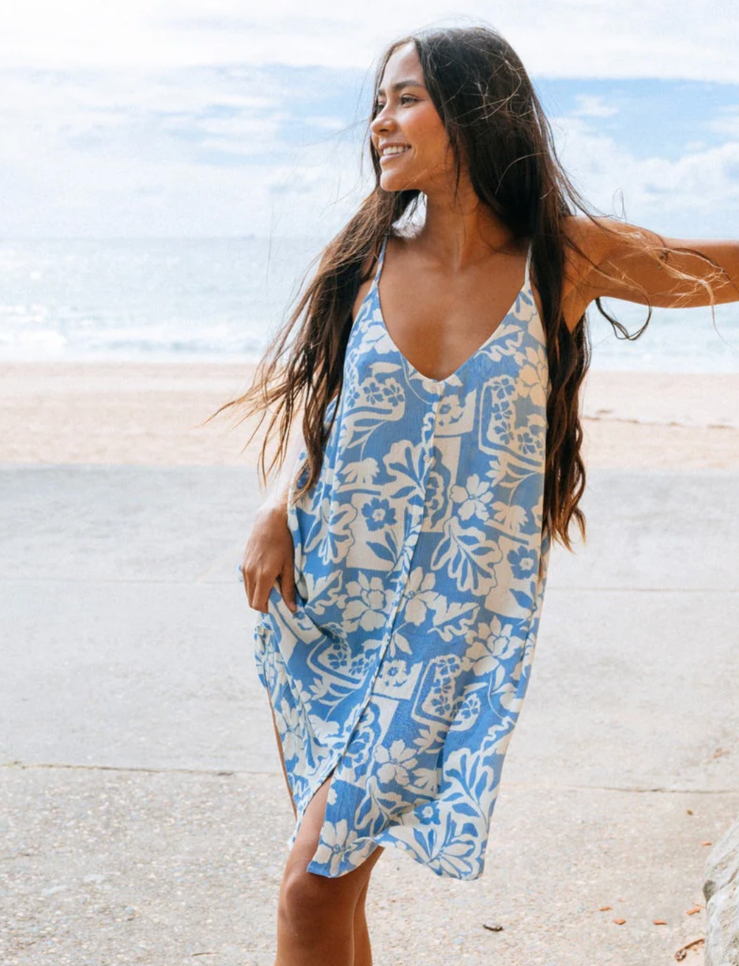 Ripcurl part pack cover up dress