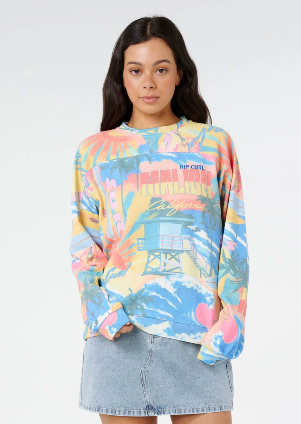 Ripcurl surf side relaxed crew