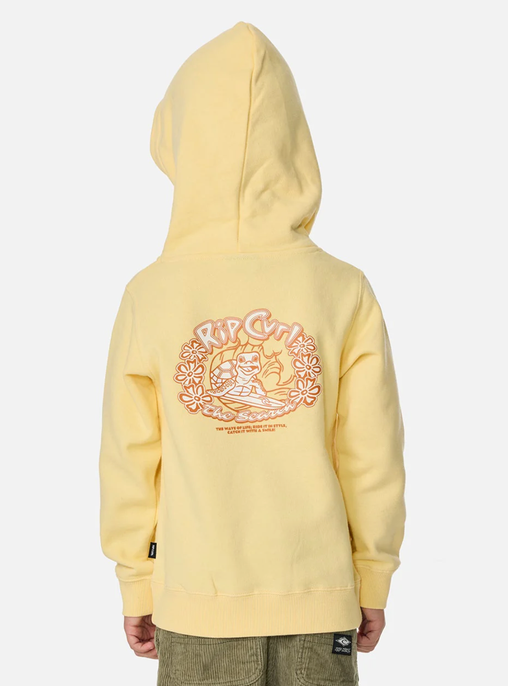 Ripcurl boys ride the wave art hoodie