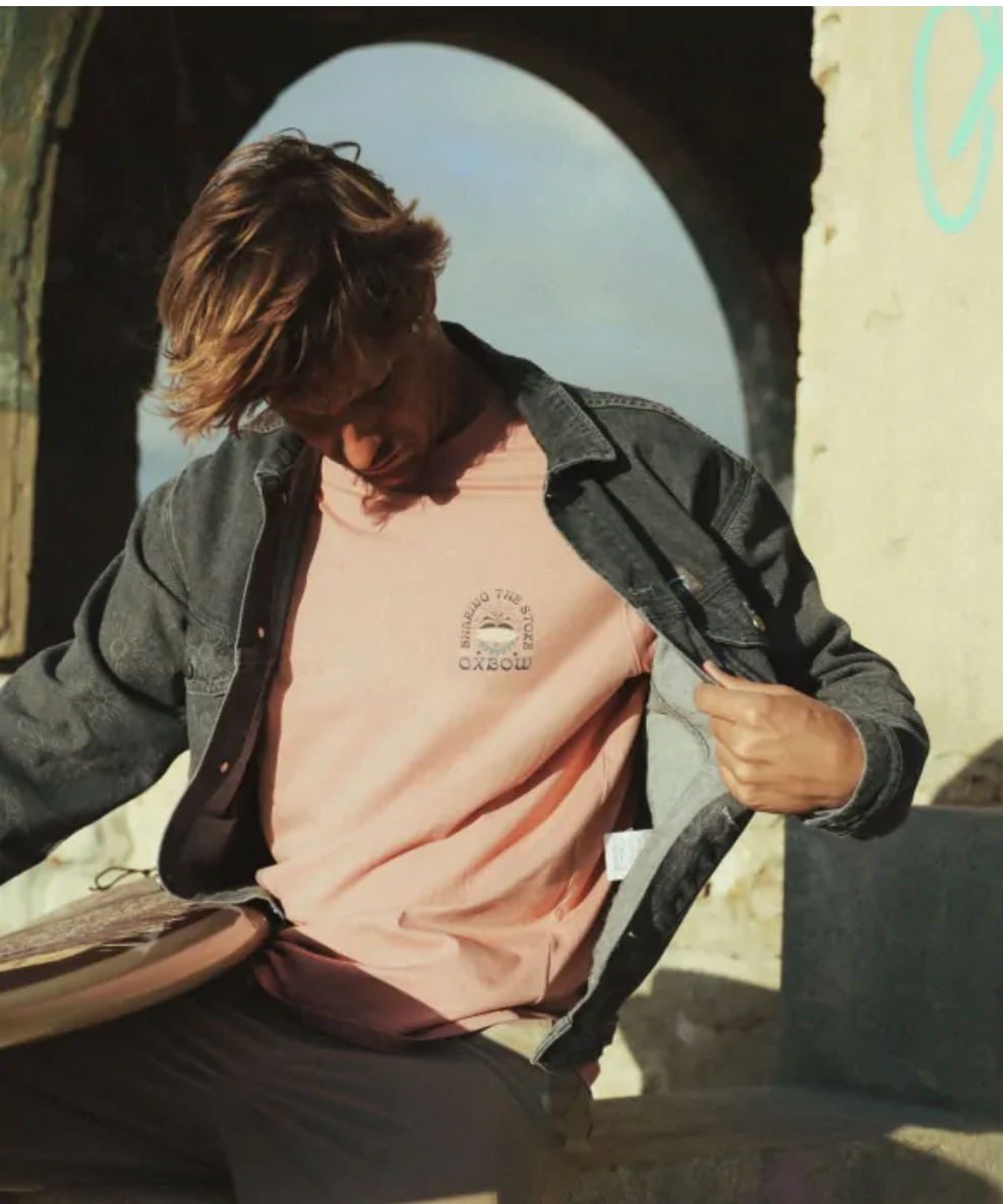 Oxbow stoked t-shirt