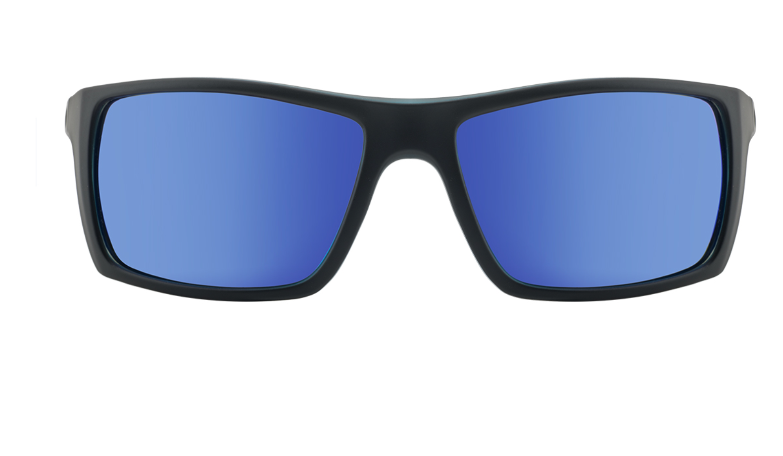 Dirty Dog Grey/Blue Fusion Mirror Polarised /Satin Black Xtal Blue - 53375-
